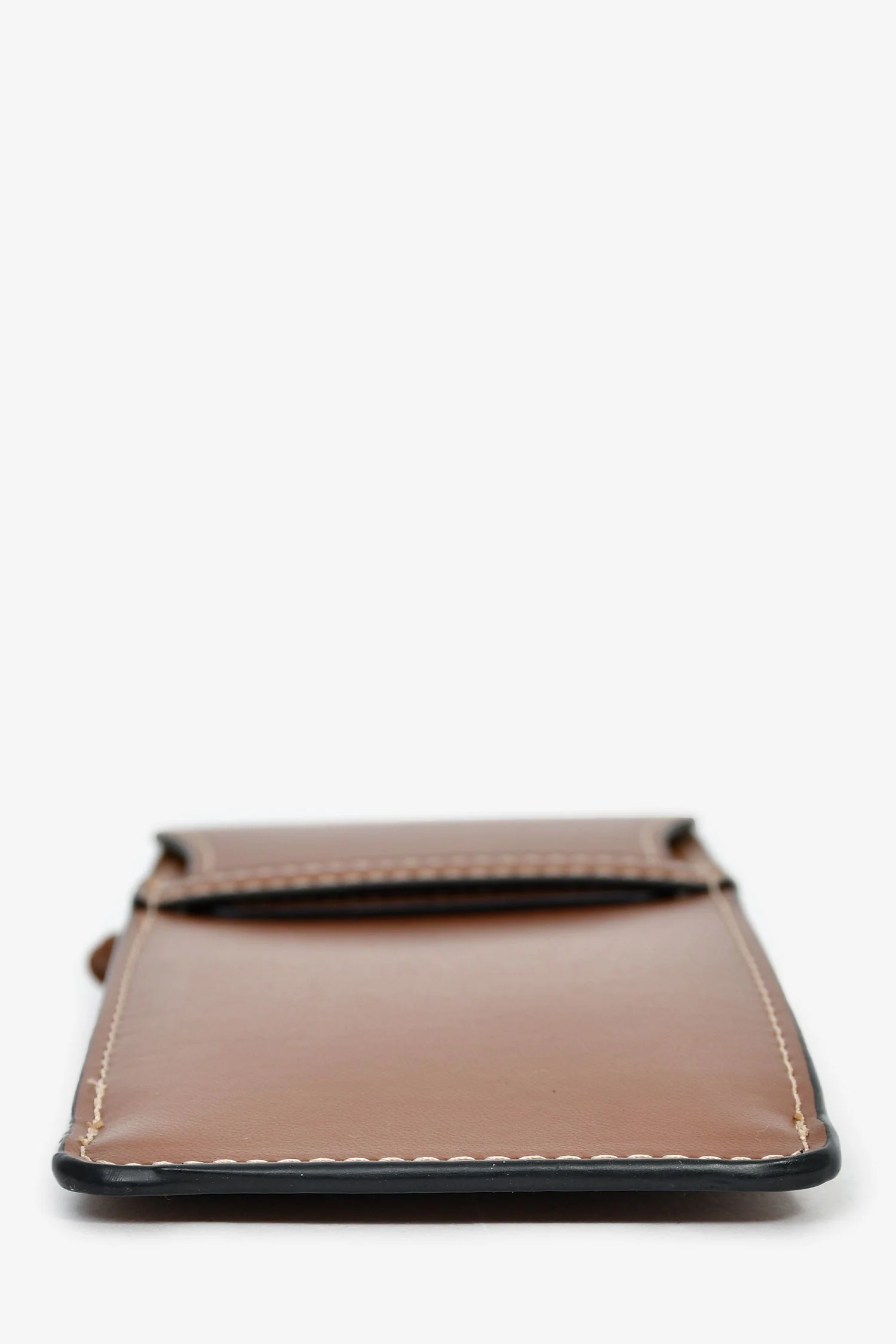 Celine Brown Leather Sunglass Pouch - Image 5