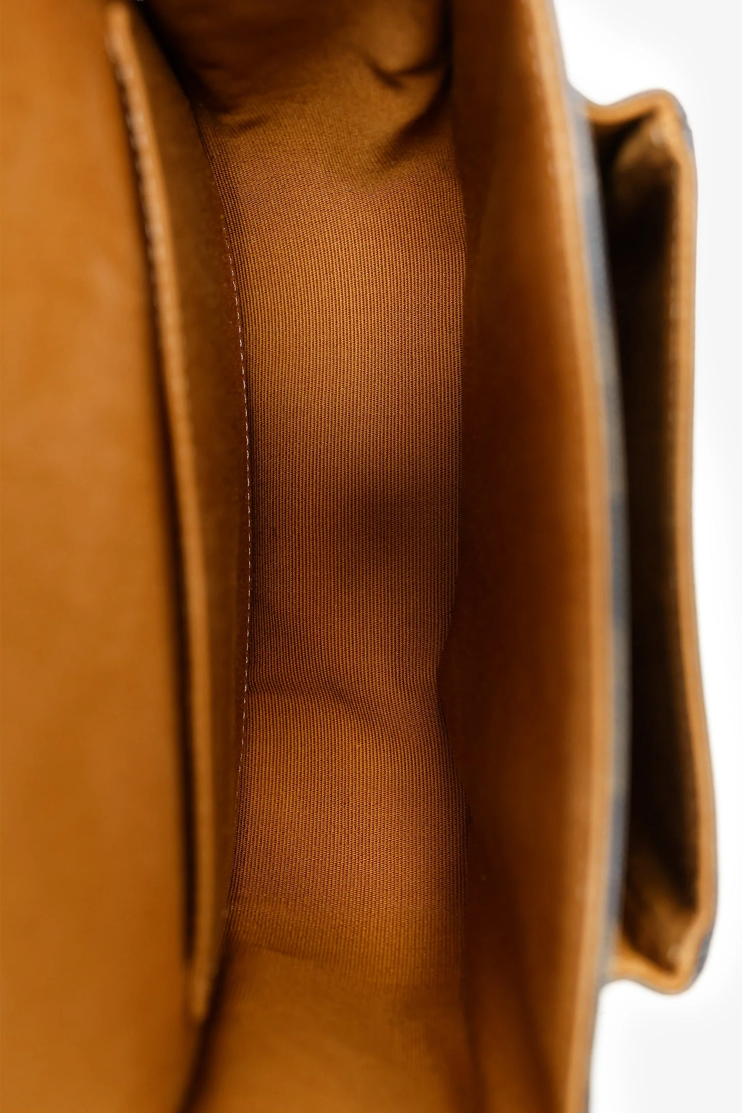 Celine Brown Triomphe Canvas Folco Crossbody Bag - Image 7