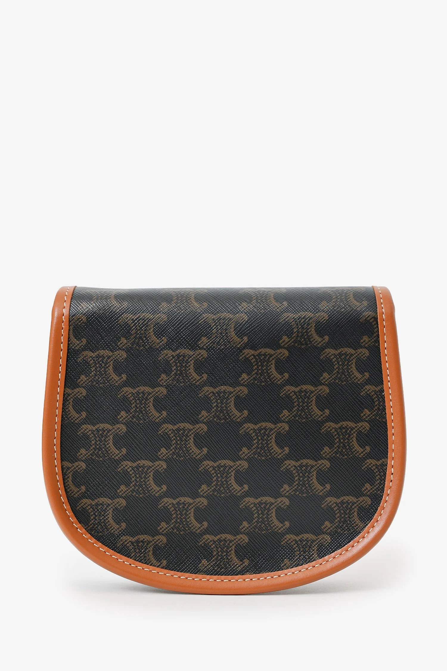 Celine Brown Triomphe Mini Besace - Image 2