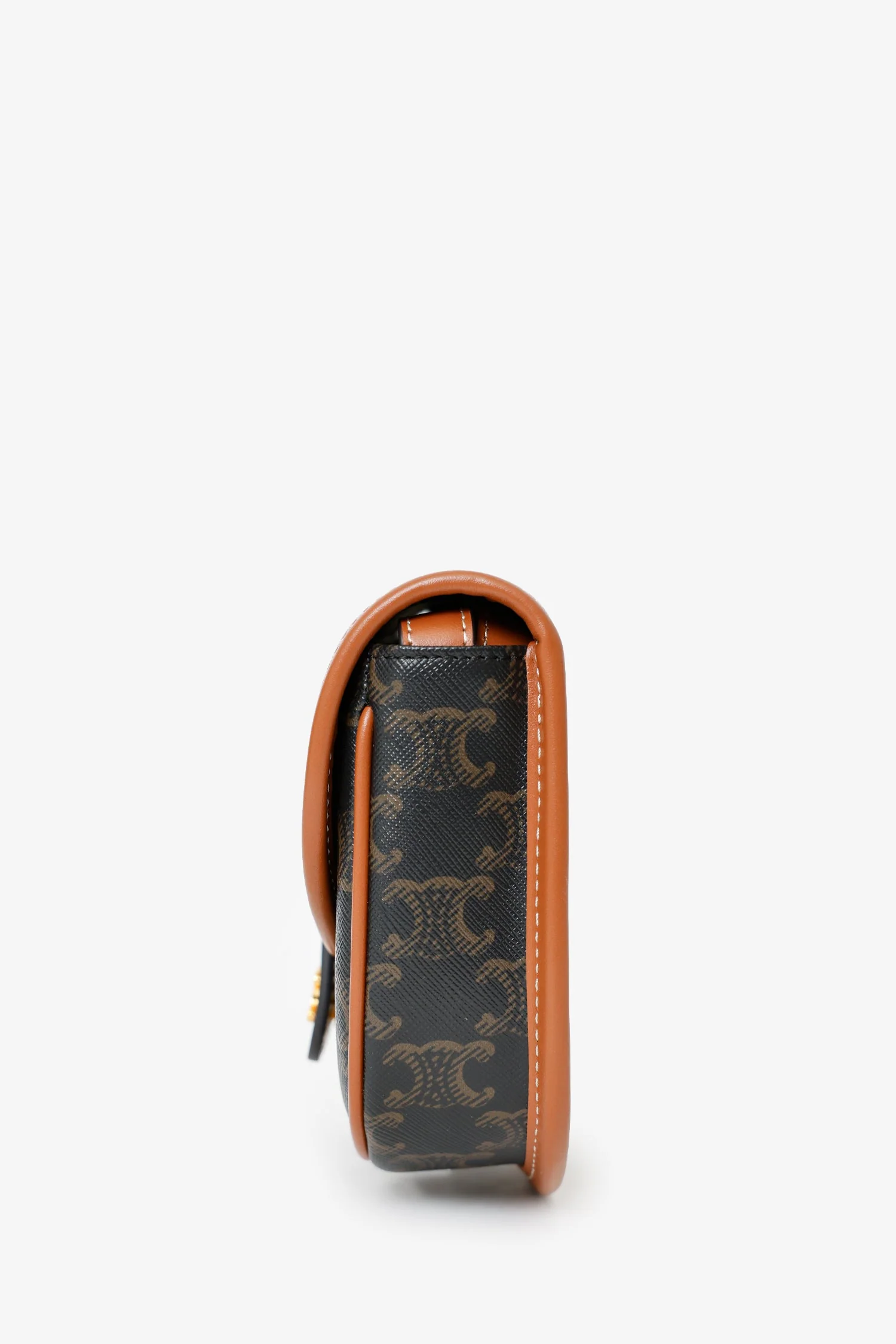 Celine Brown Triomphe Mini Besace - Image 3