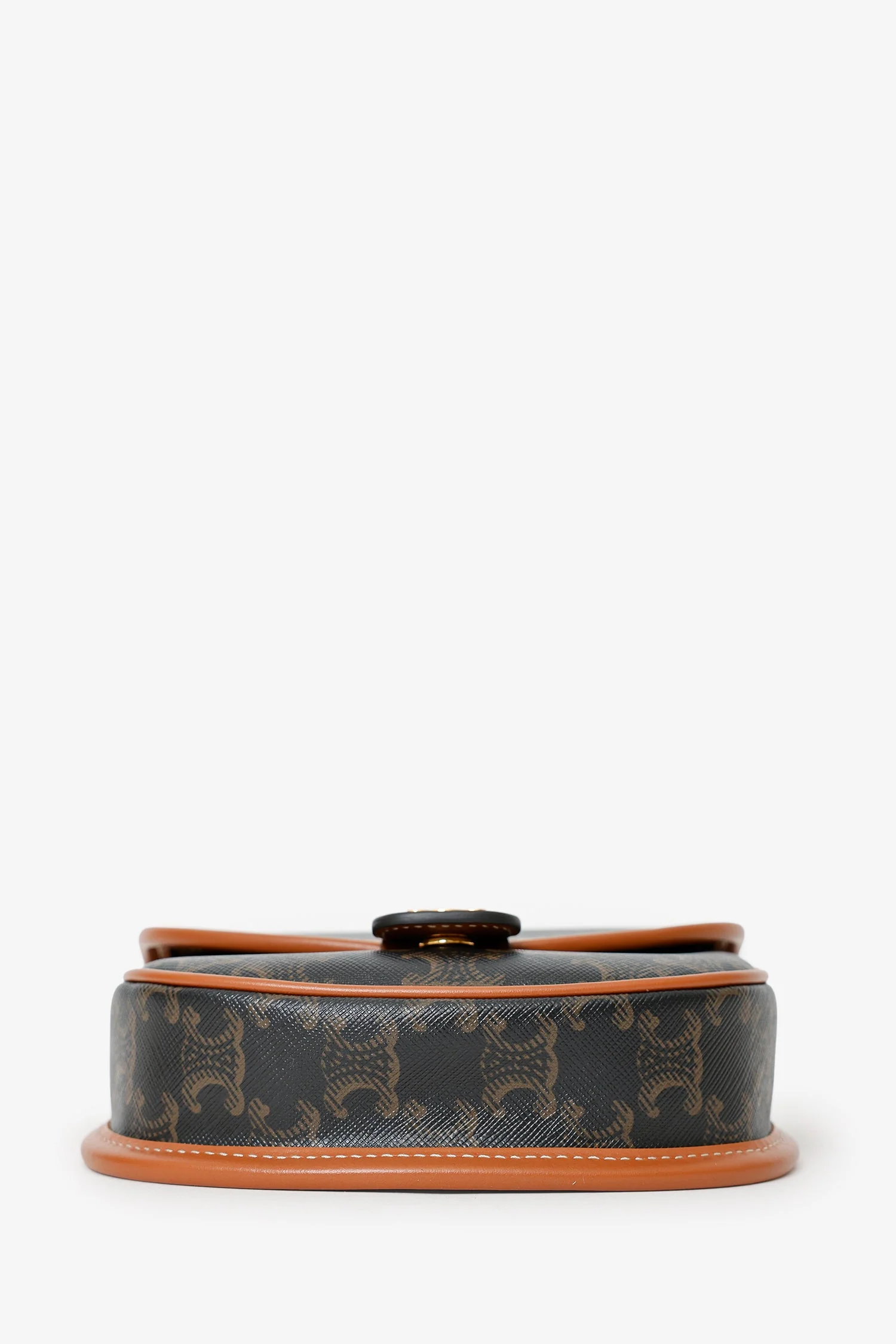 Celine Brown Triomphe Mini Besace - Image 5