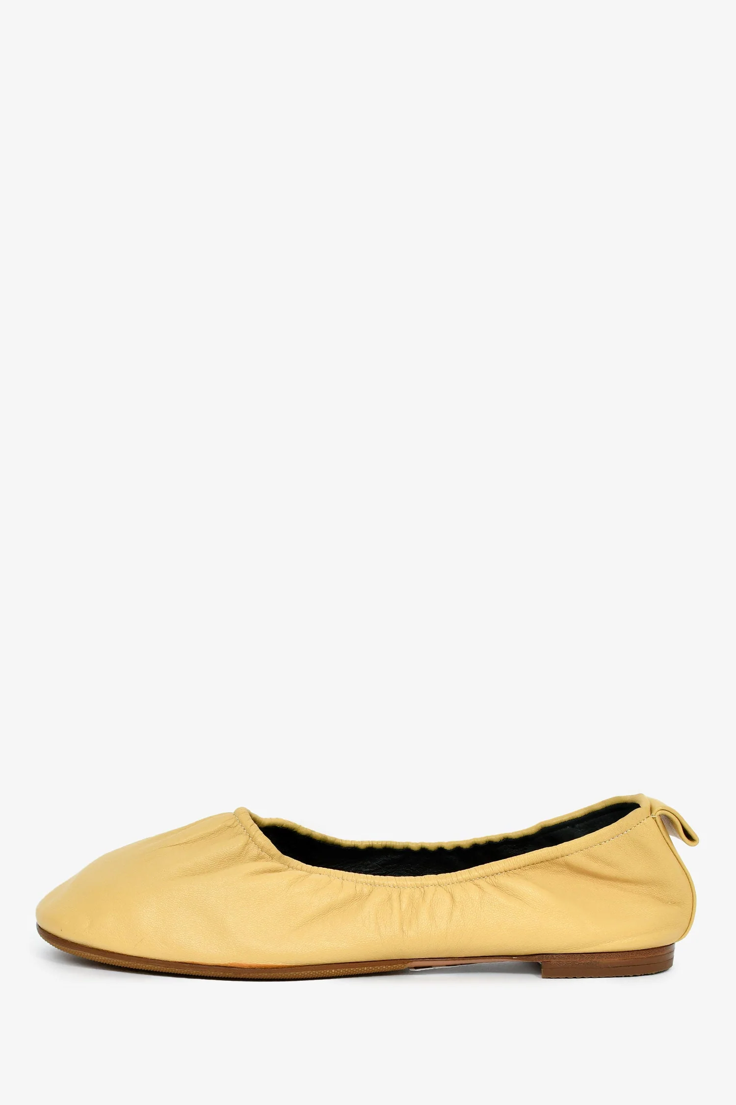 Celine by Phoebe Philo Yellow 'Ballerina' Flats Size 38 - Image 5