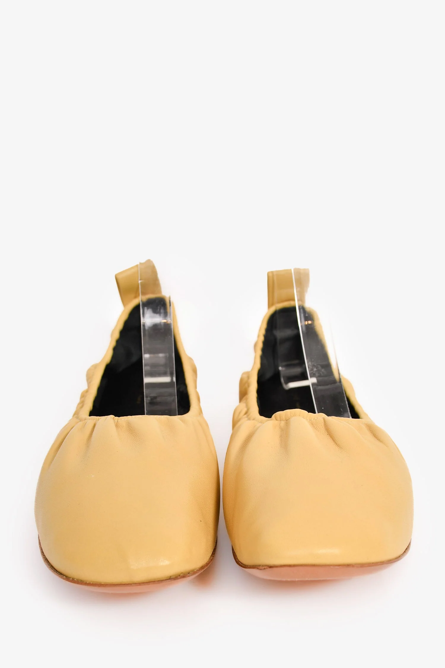 Celine by Phoebe Philo Yellow 'Ballerina' Flats Size 41 - Image 3