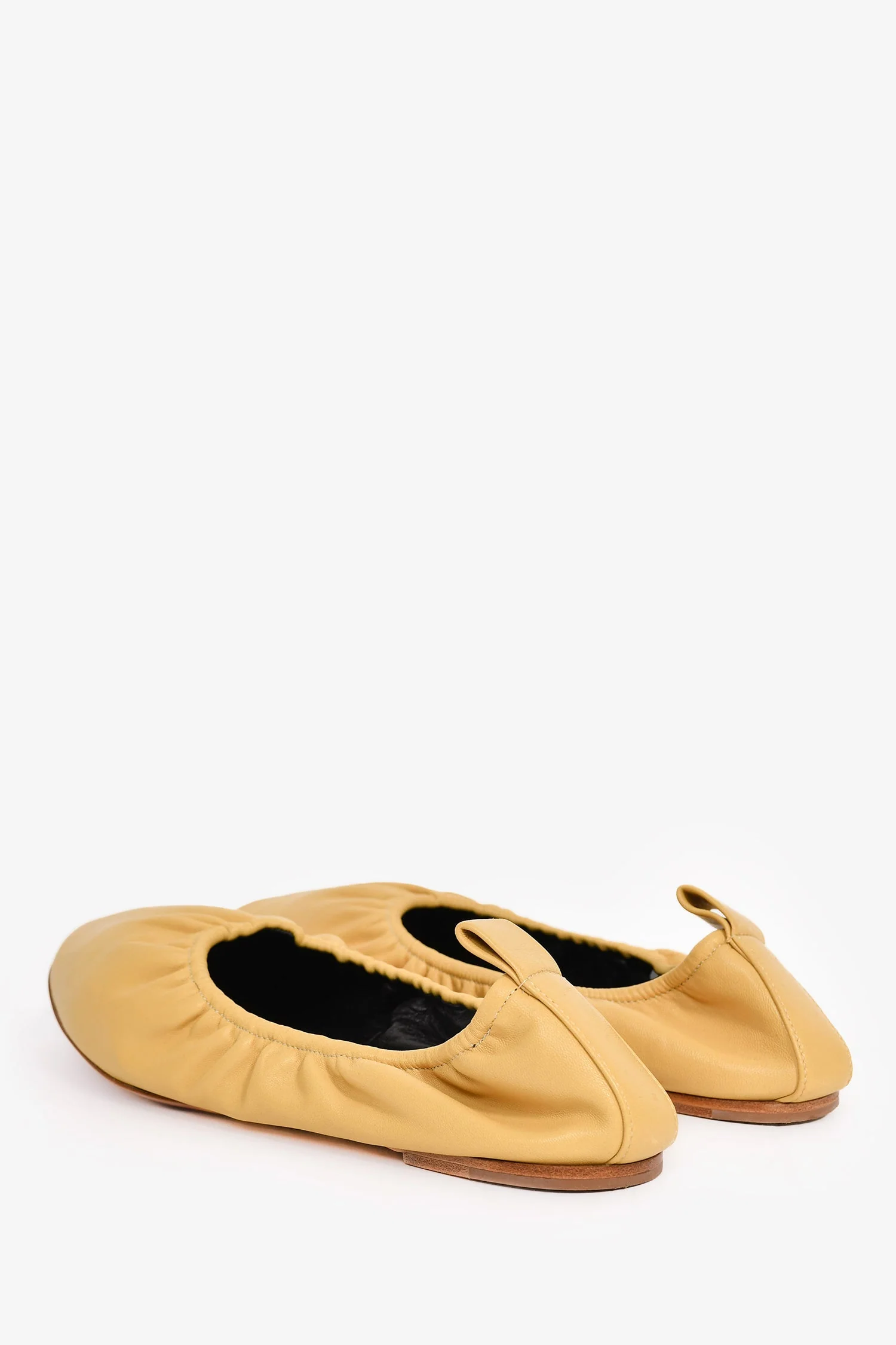 Celine by Phoebe Philo Yellow 'Ballerina' Flats Size 41 - Image 5