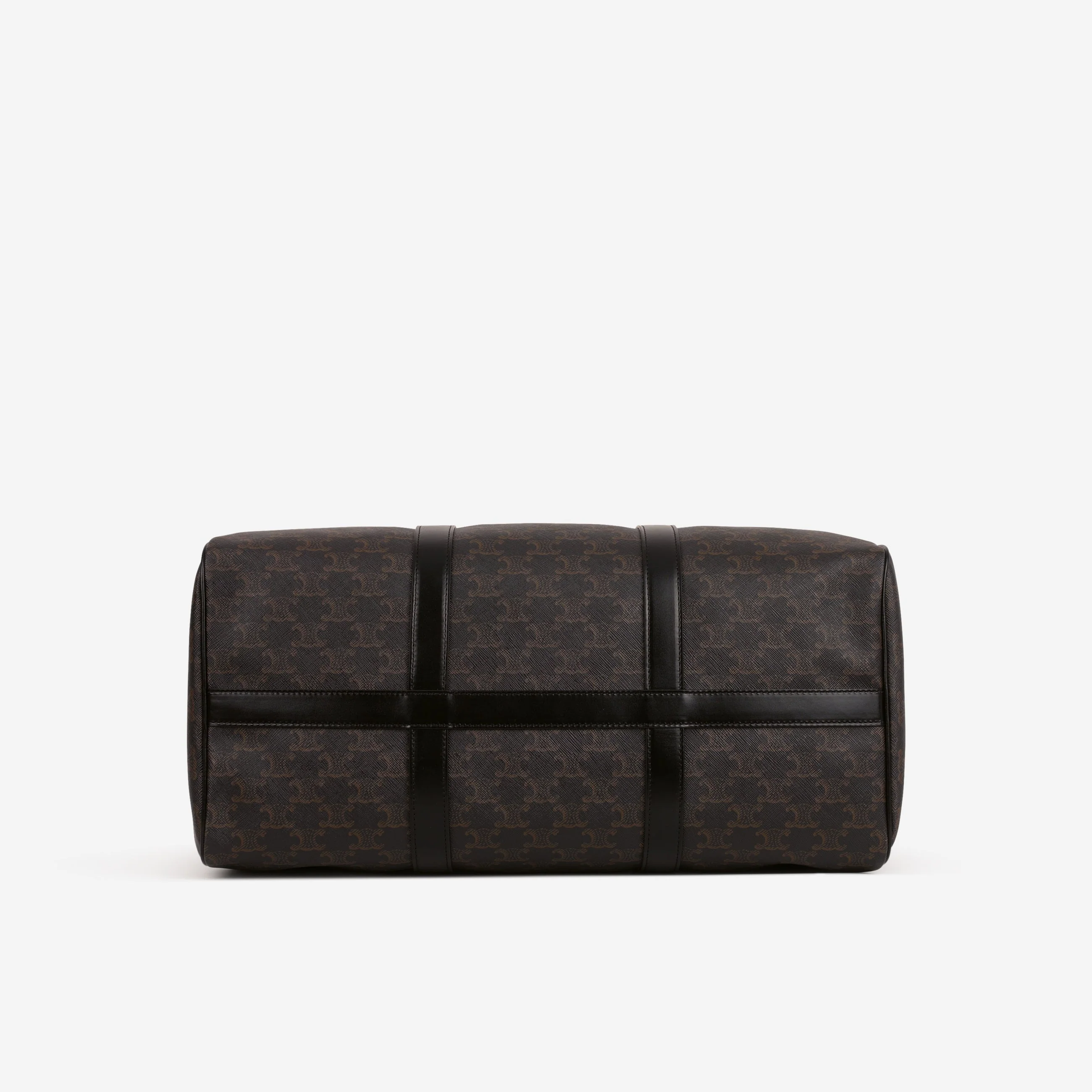Celine Boston Travel Bag - Triomphe Canvas / Calfskin | Gold Hardware - Image 4