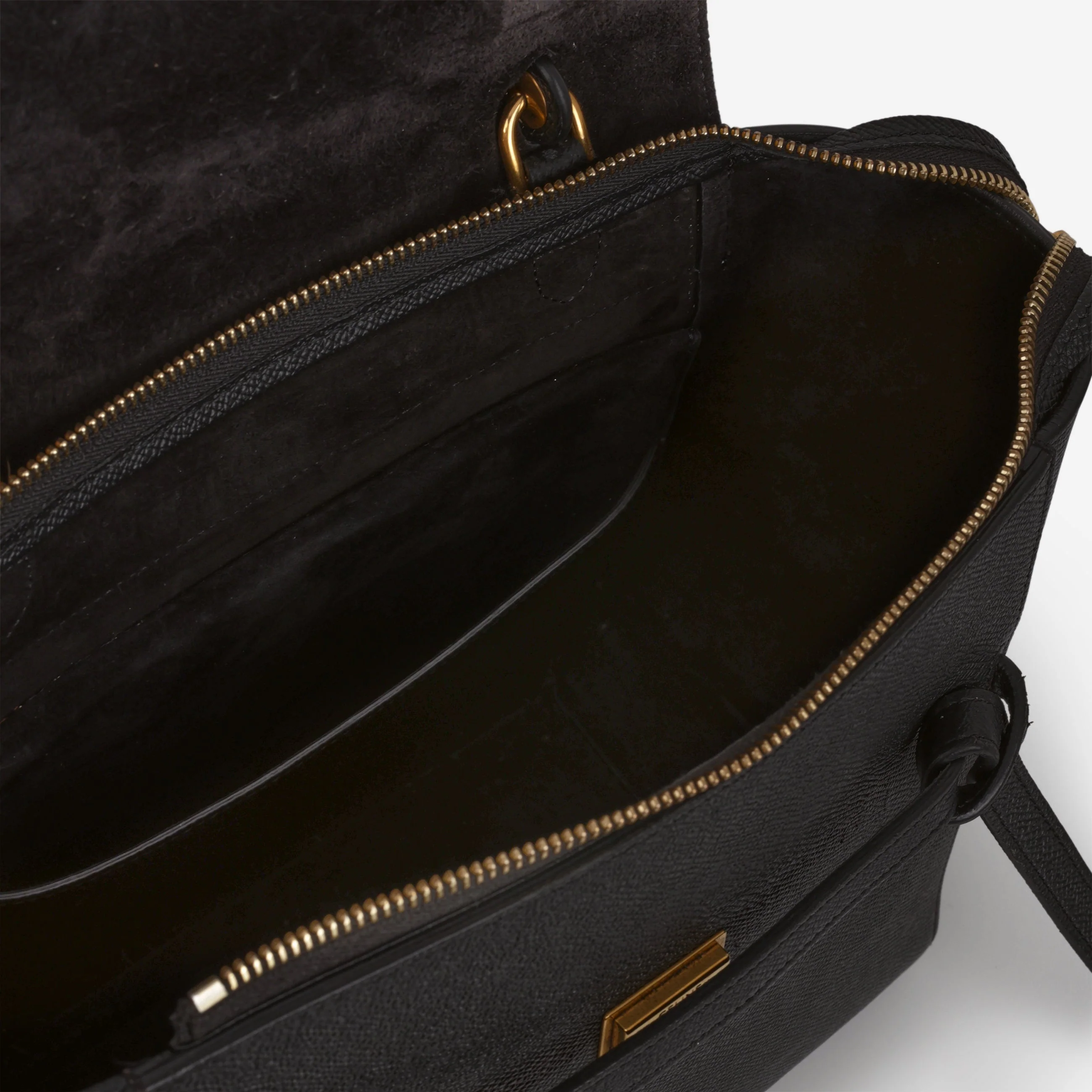 Celine Micro Belt Bag - Black Grained Calfskin | Gold Hardware - Image 6