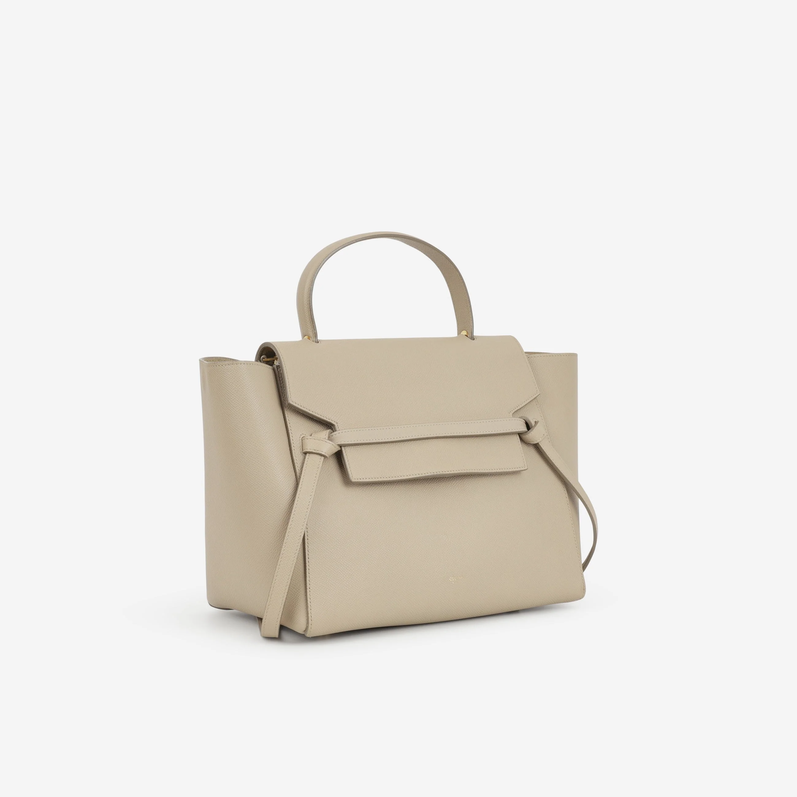 Celine Mini Belt Bag - Beige Grained Leather | Gold Hardware - Image 2