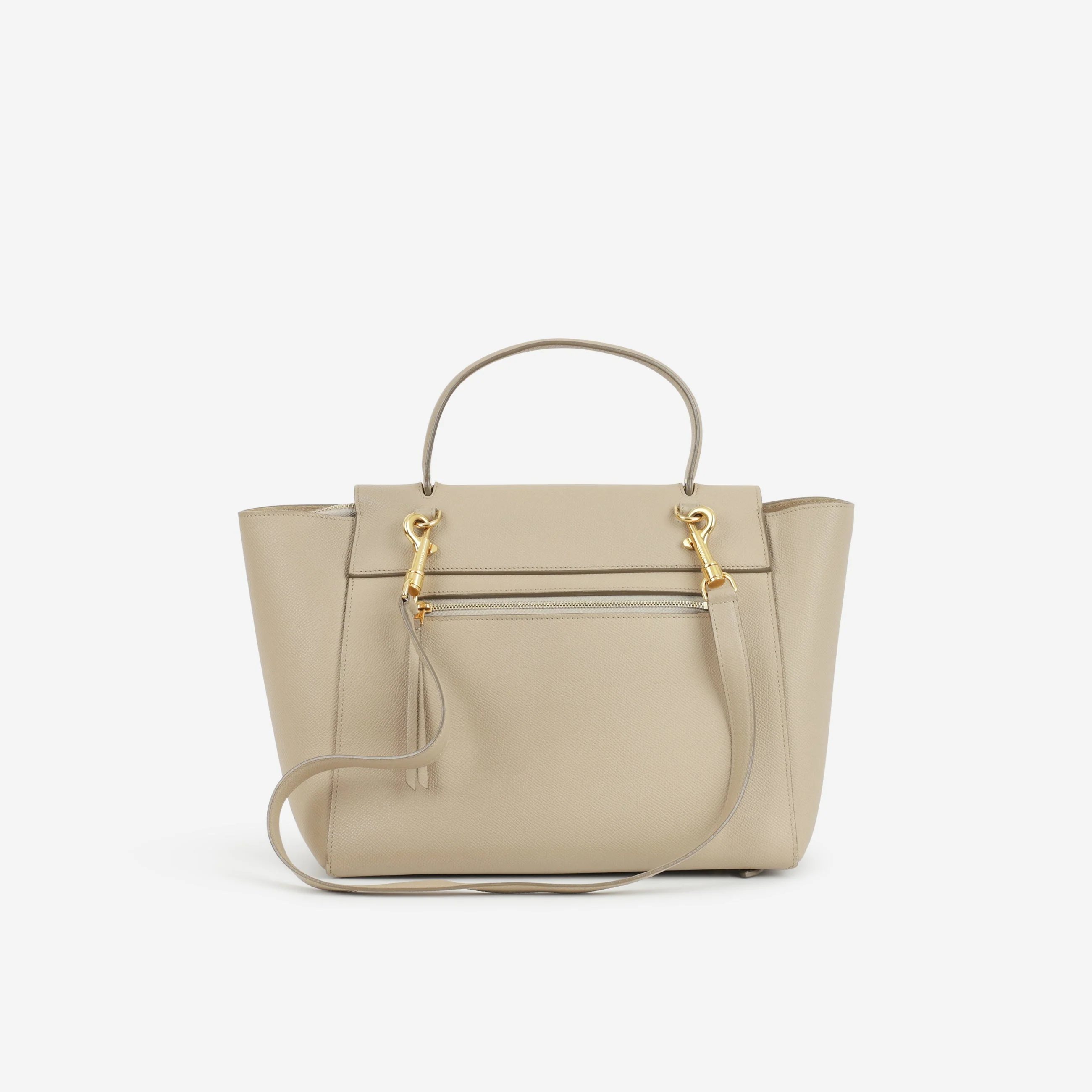 Celine Mini Belt Bag - Beige Grained Leather | Gold Hardware - Image 3