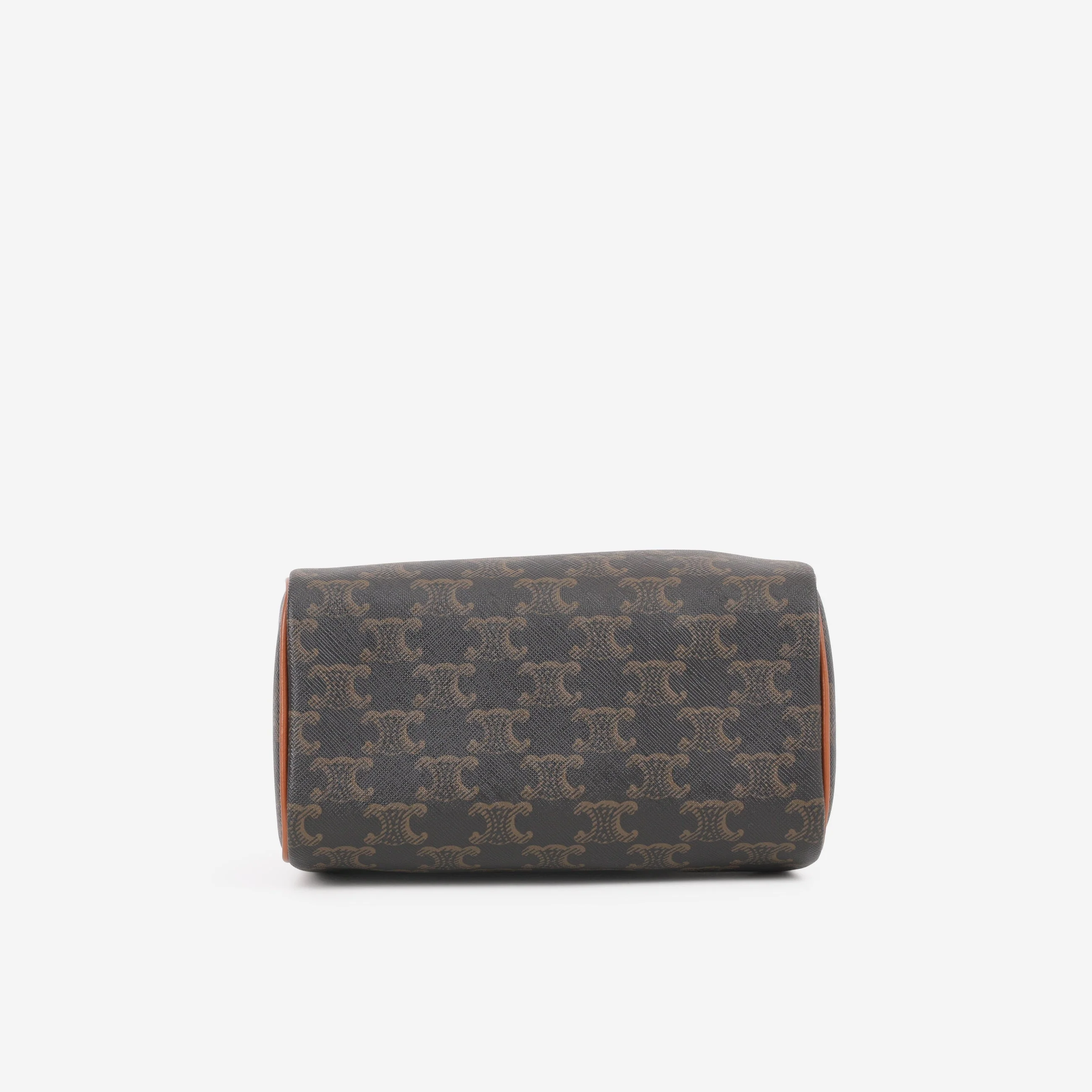 Celine Small Boston Bag - Triomphe Canvas | Gold Hardware - Image 4