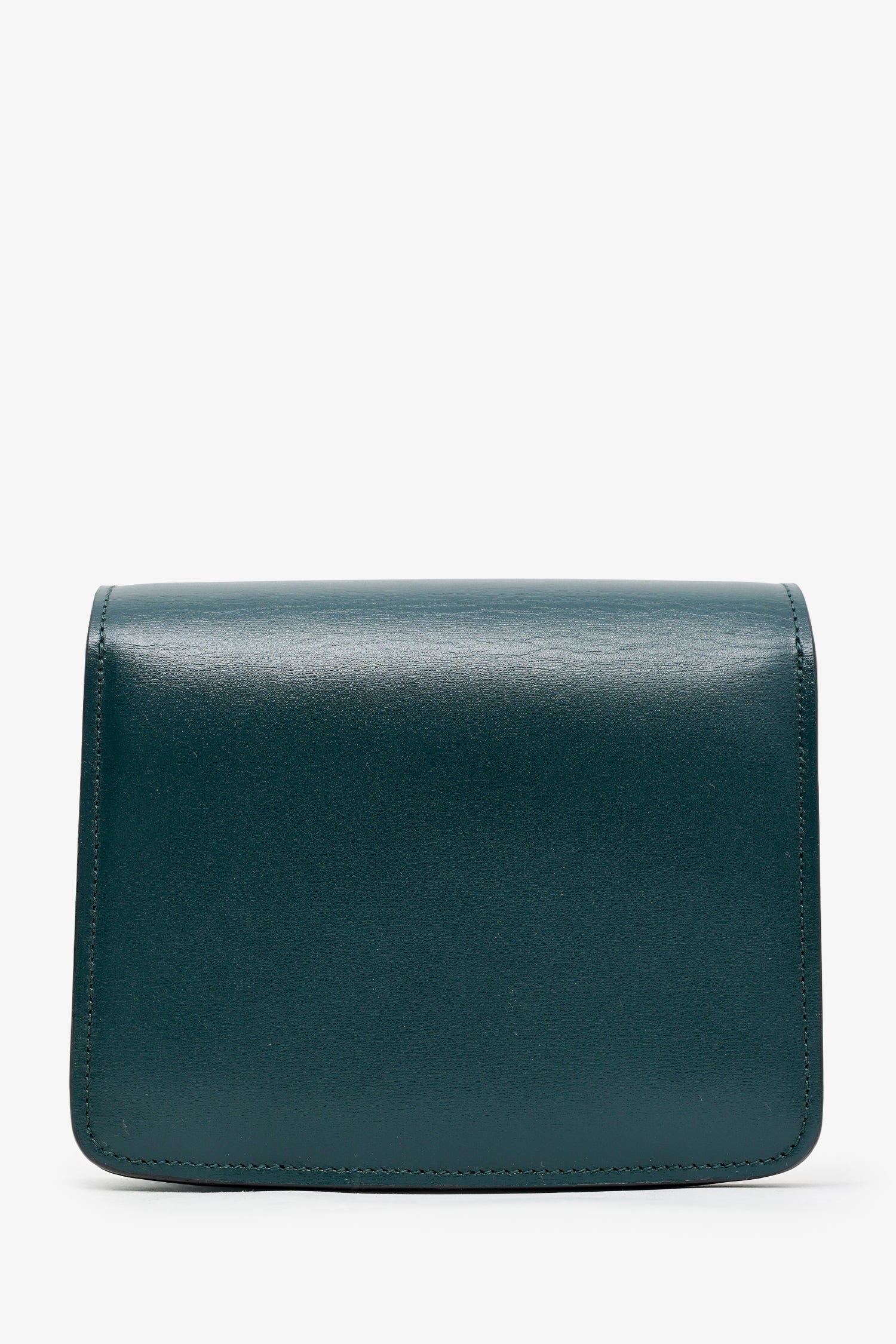 Celine Green Leather Small Box Crossbody Bag - Image 2