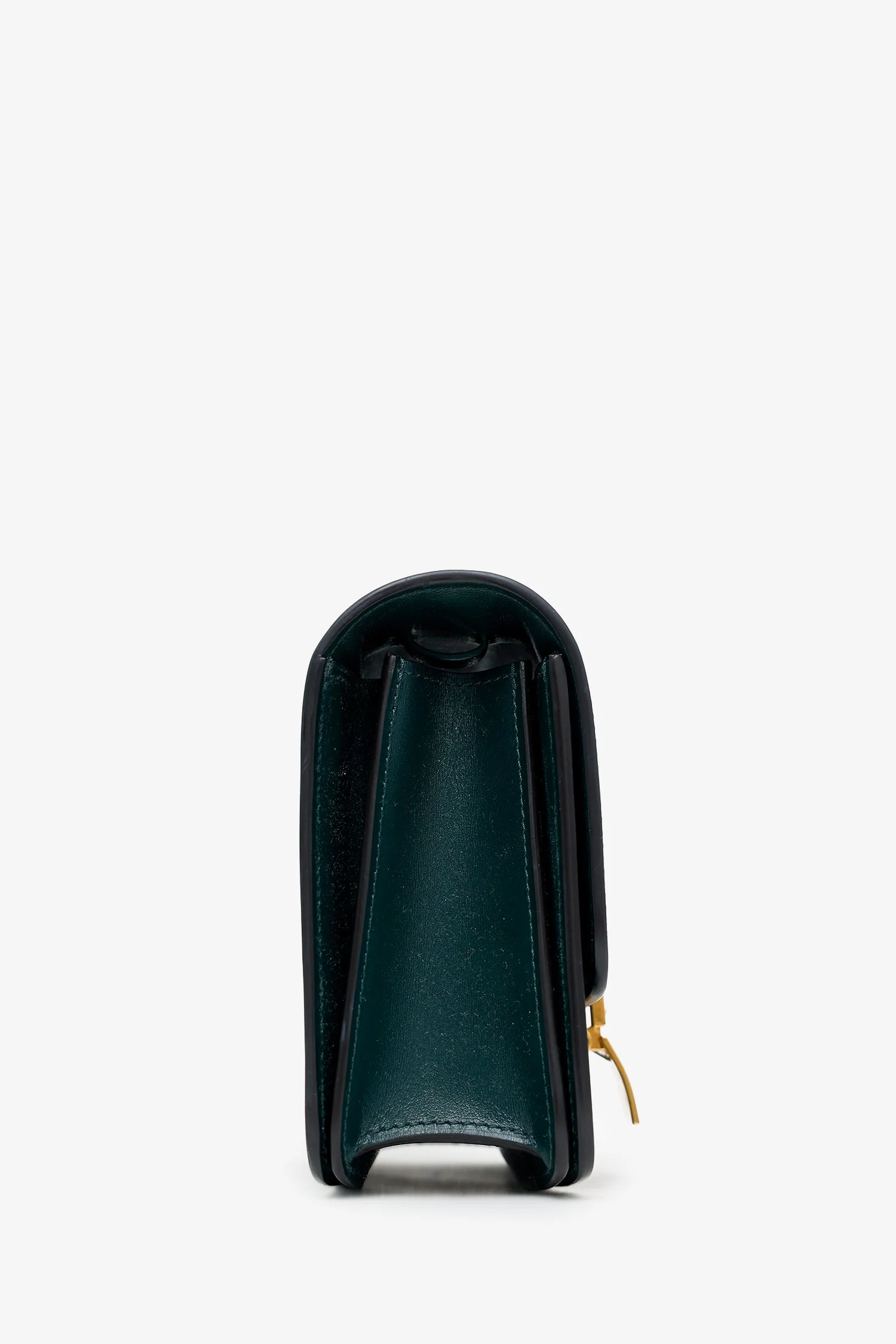 Celine Green Leather Small Box Crossbody Bag - Image 3