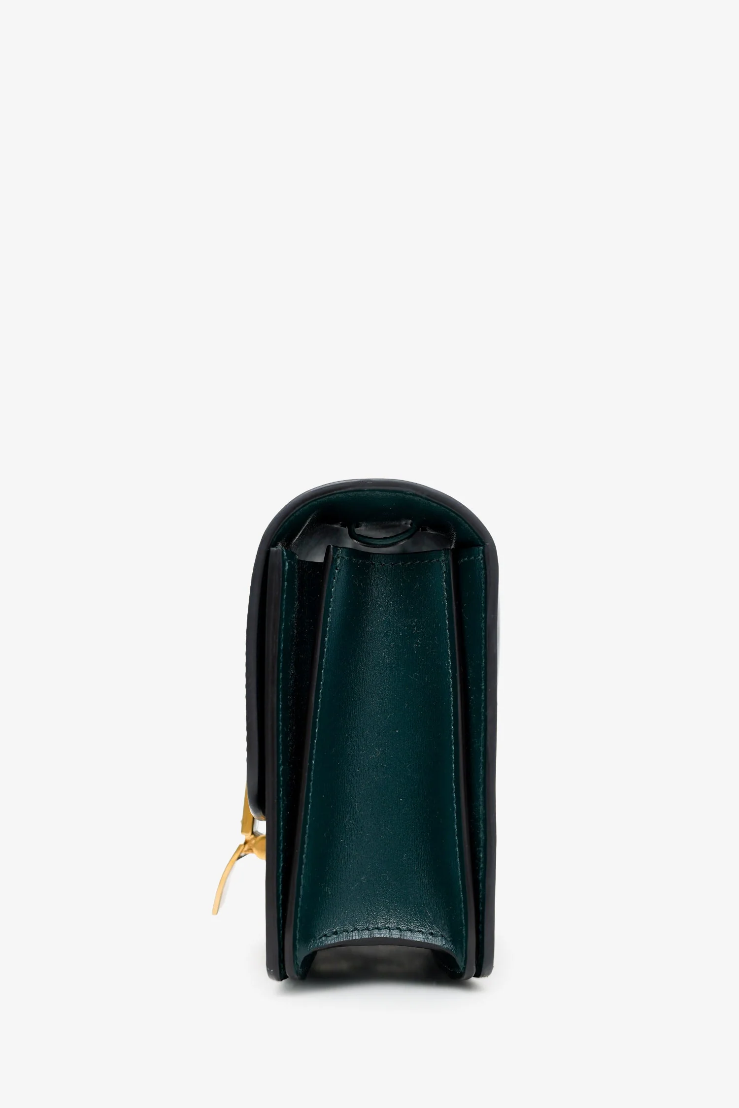 Celine Green Leather Small Box Crossbody Bag - Image 4