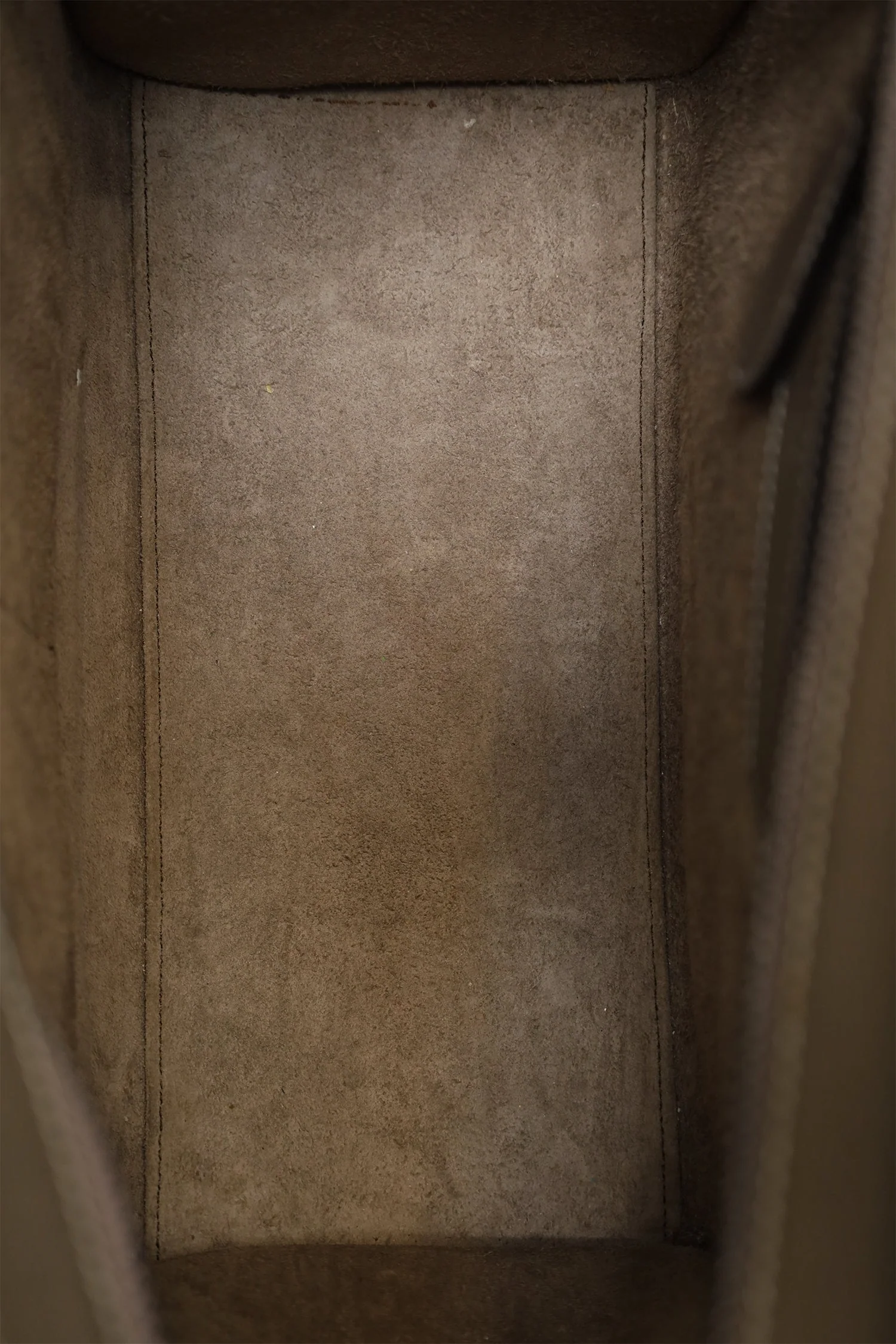 Celine Grey Leather Micro Luggage Tote - Image 6
