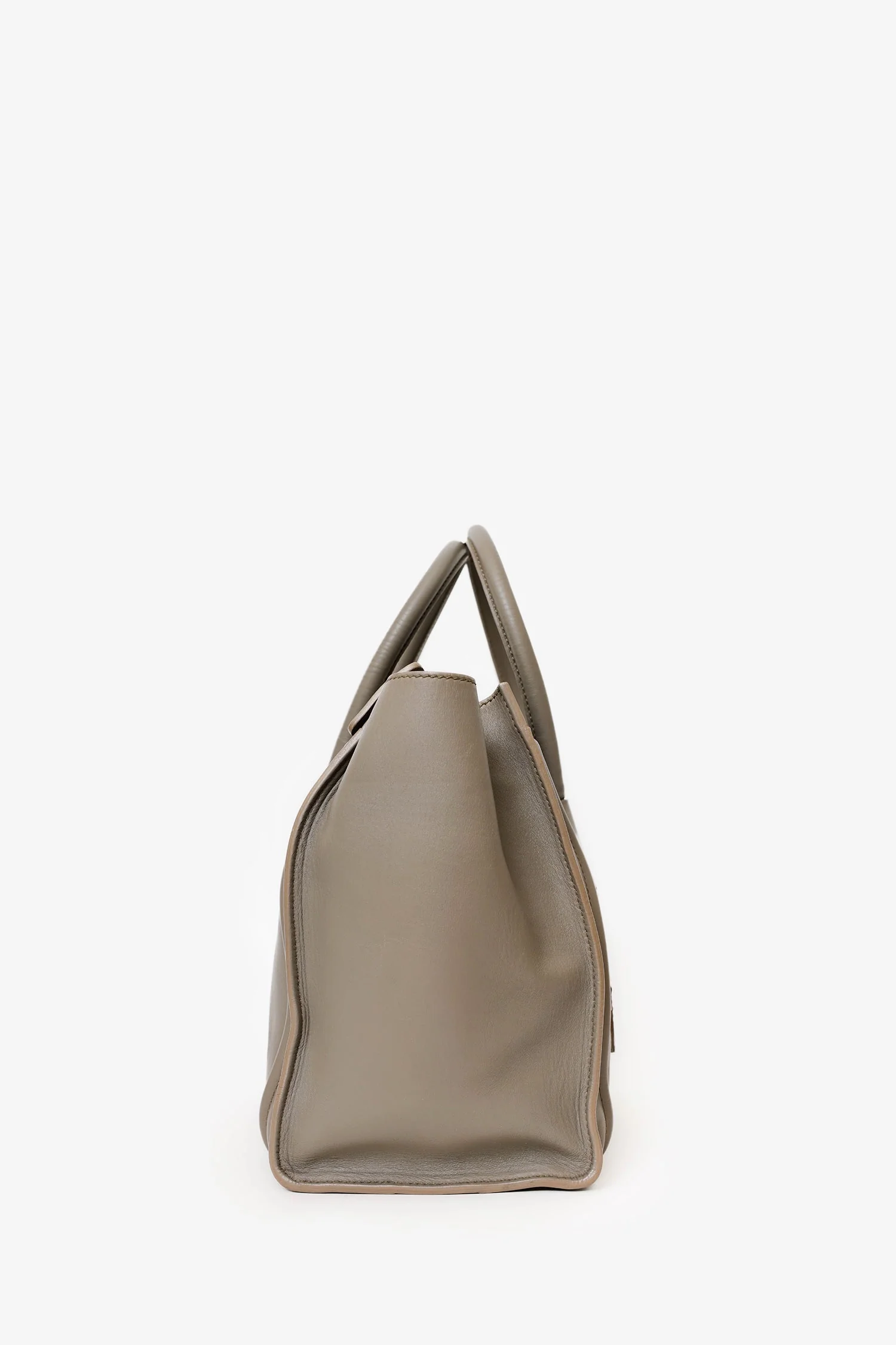 Celine Grey Smooth Calfskin Mini Luggage Tote - Image 3