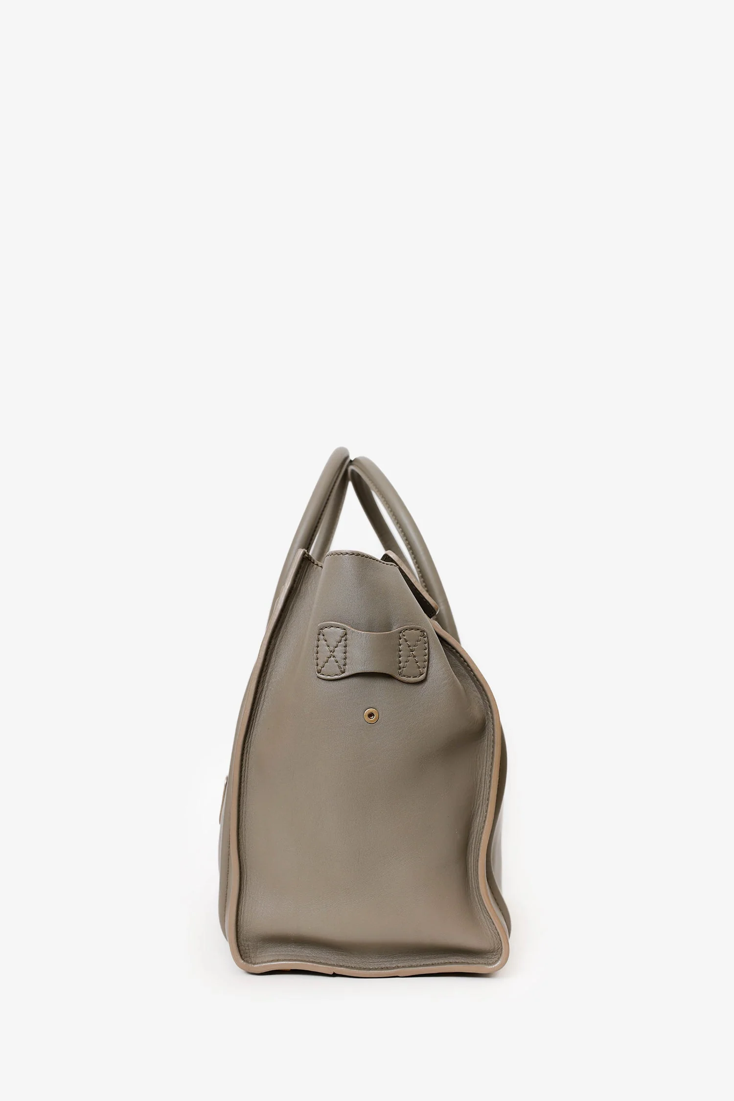 Celine Grey Smooth Calfskin Mini Luggage Tote - Image 4