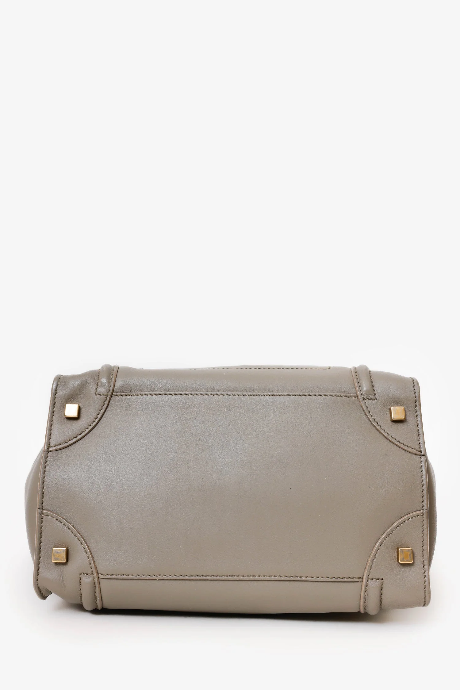 Celine Grey Smooth Calfskin Mini Luggage Tote - Image 5