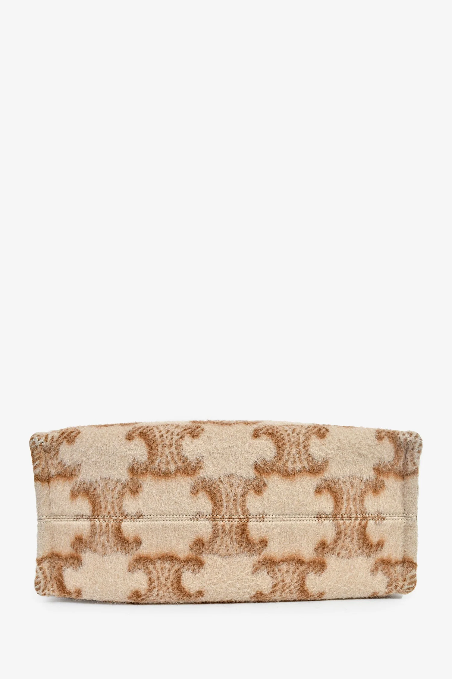 Celine Mohair Triomphe Cabas Thais Tote Bag - Image 5