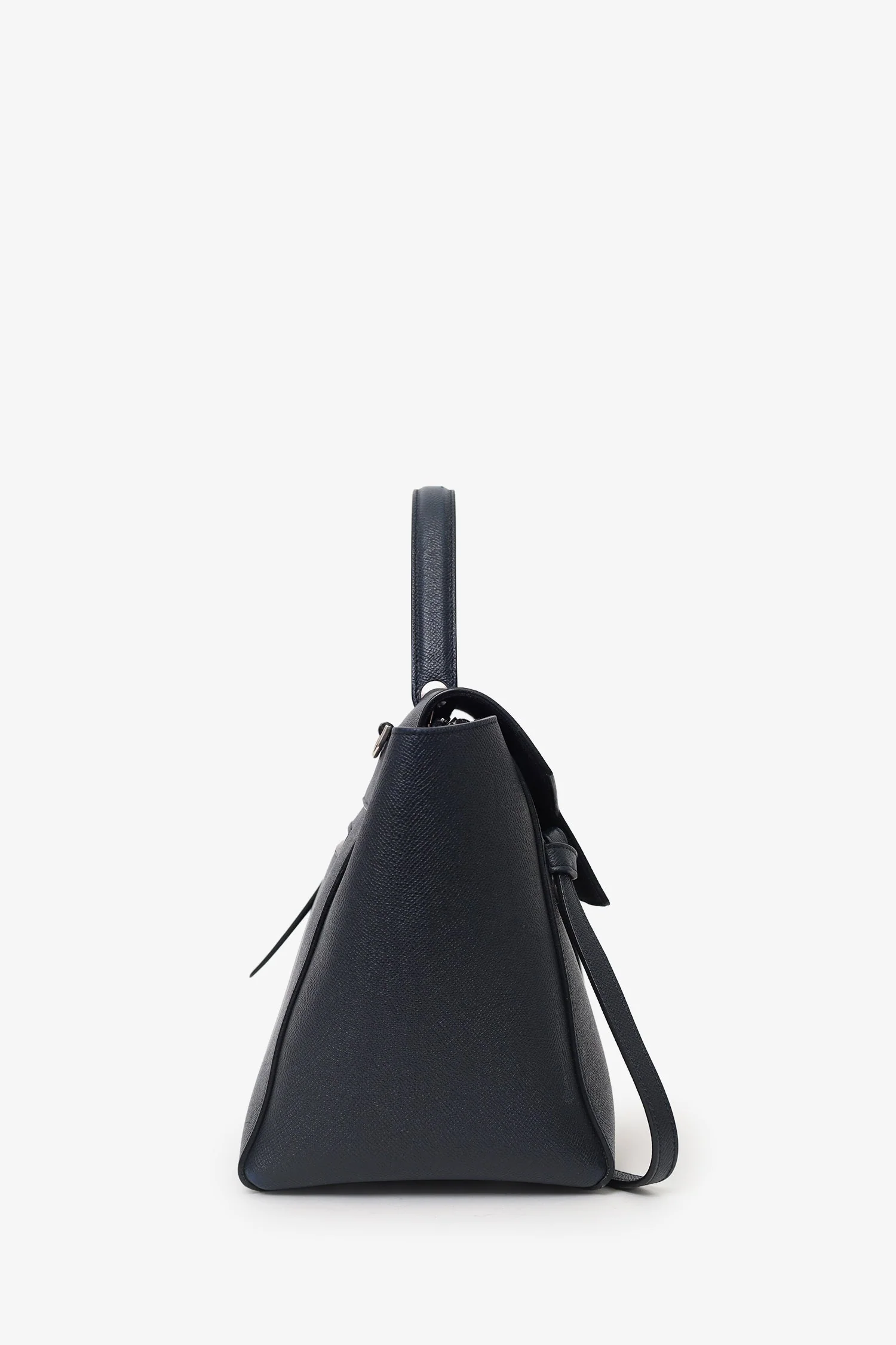 Celine Navy Leather Belt Bag With Strap - Image 3
