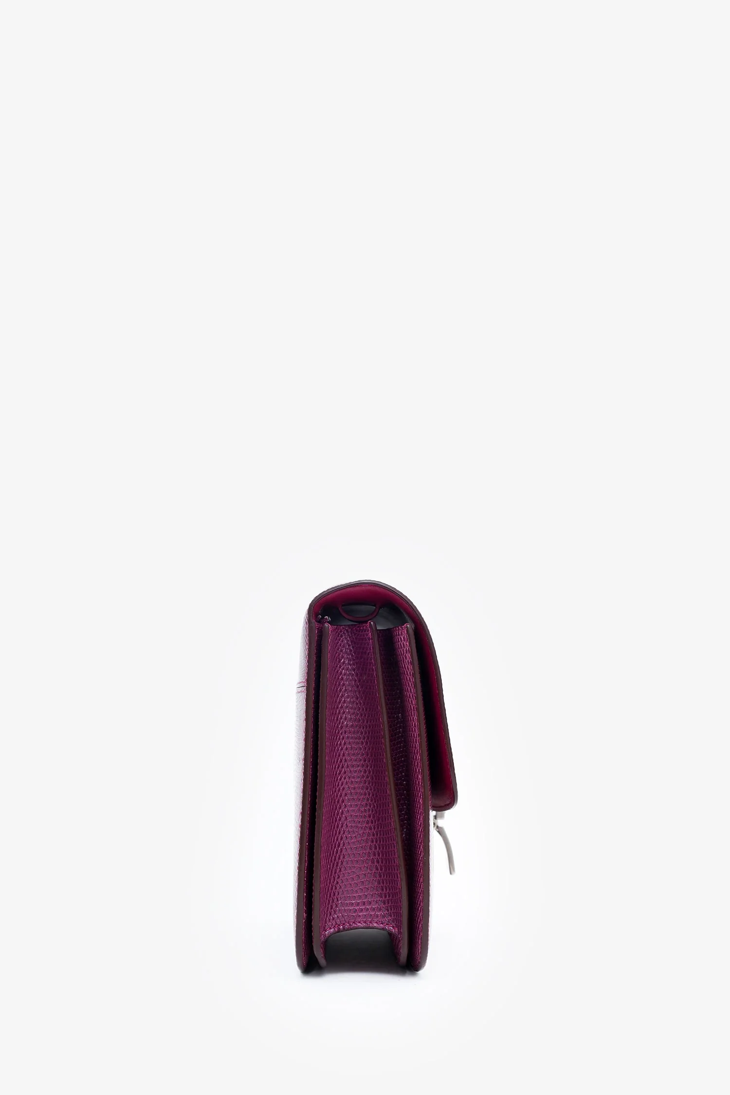 Celine Purple Lizard Leather Classic Medium Box Bag - Image 2