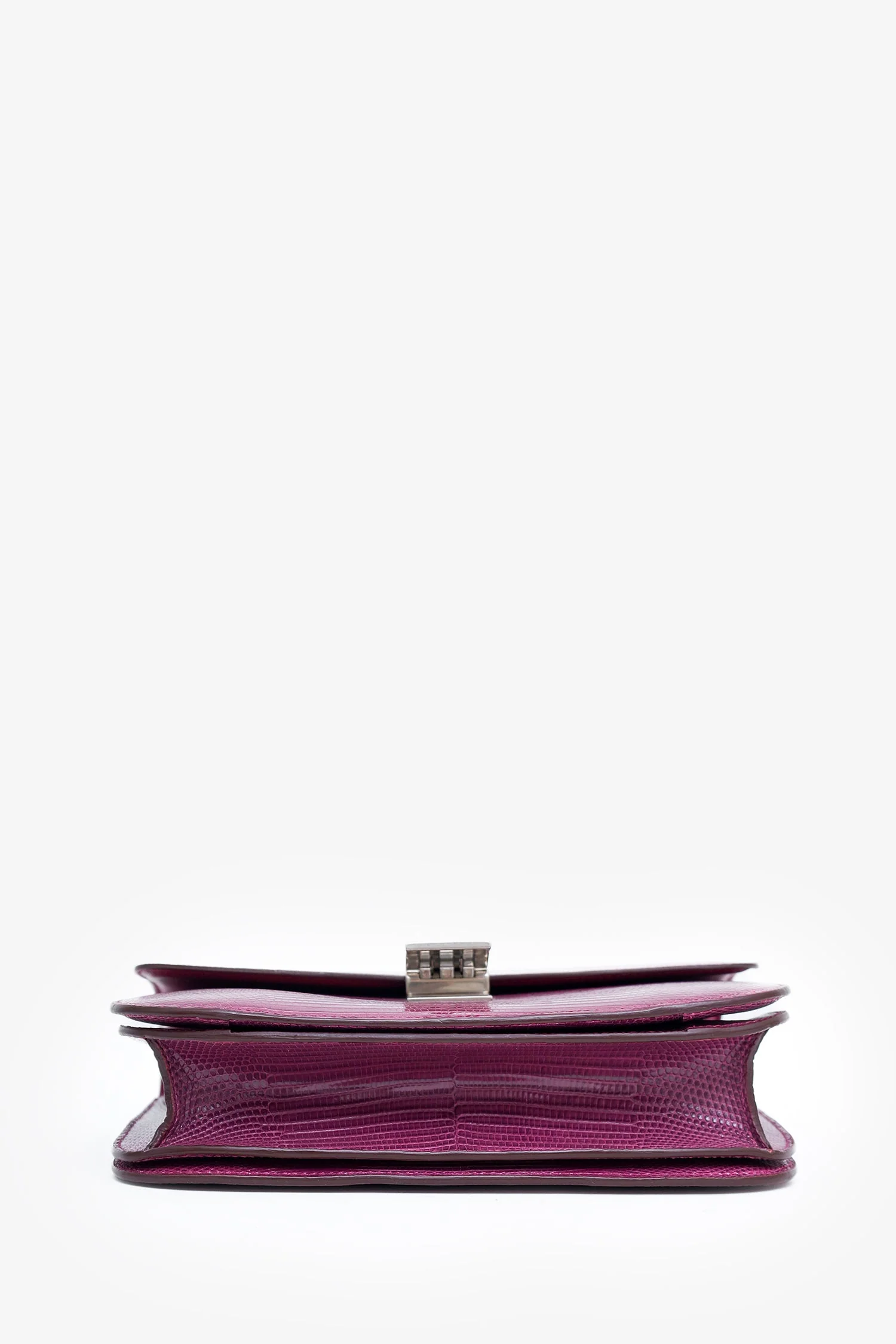 Celine Purple Lizard Leather Classic Medium Box Bag - Image 5