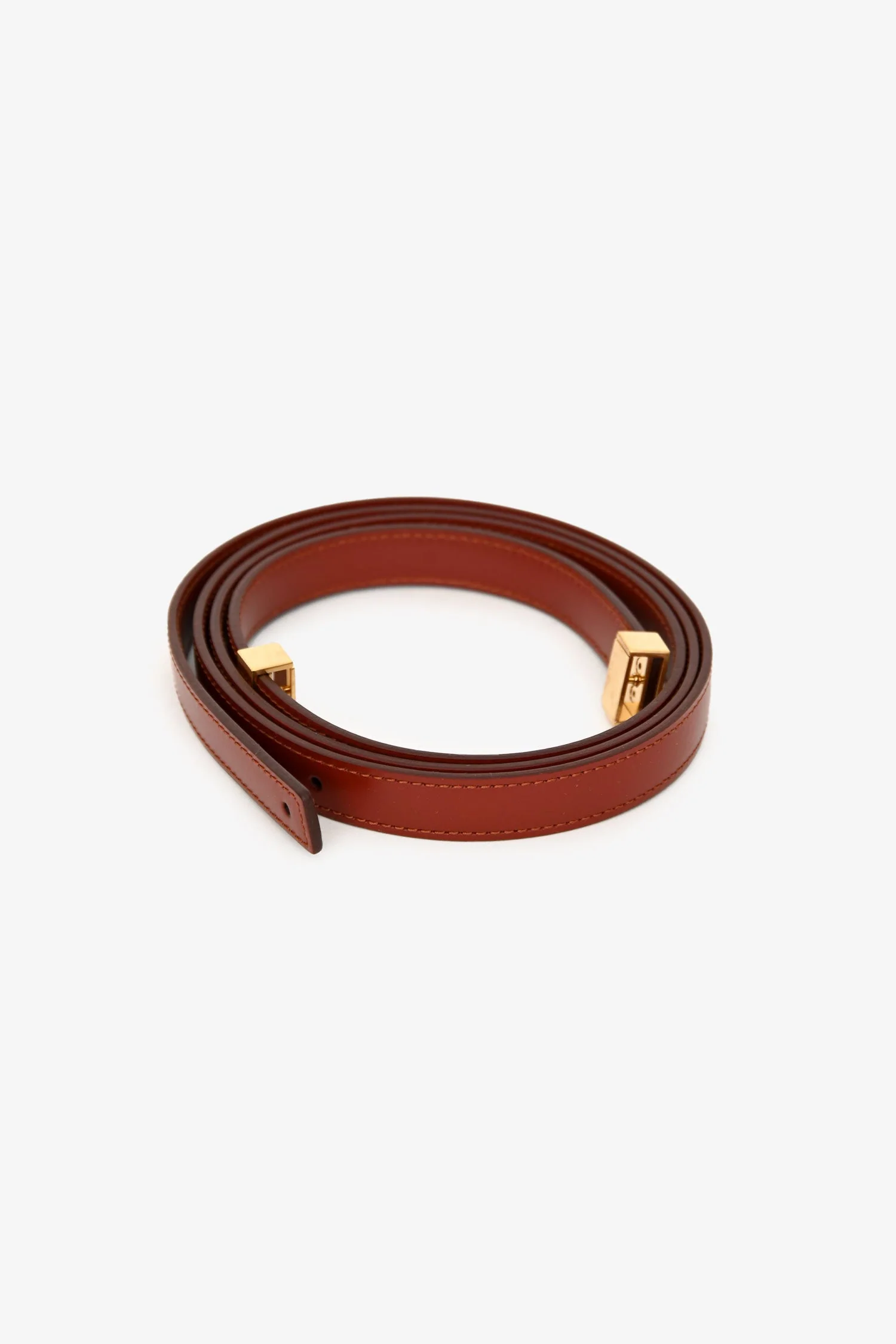 Celine Red Leather Medium 'Box' Crossbody Bag - Image 7