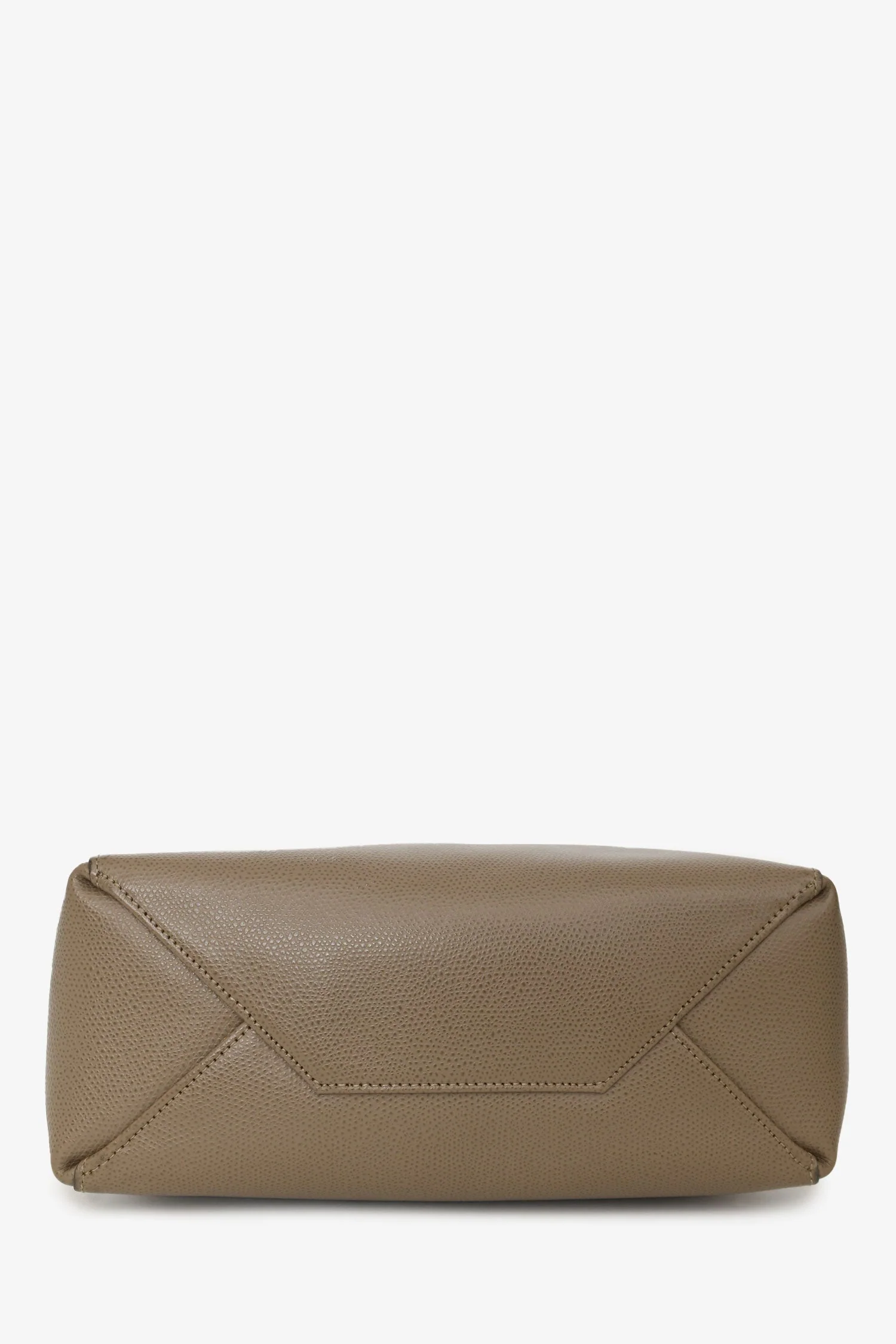 Celine Taupe Grained Calfskin Vertical Small 'Cabas' Tote with Strap - Image 5