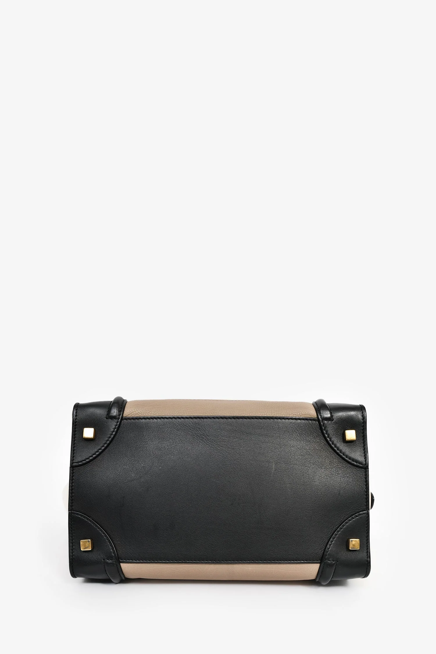 Celine Taupe Tri-Coloured Small Luggage Tote - Image 5