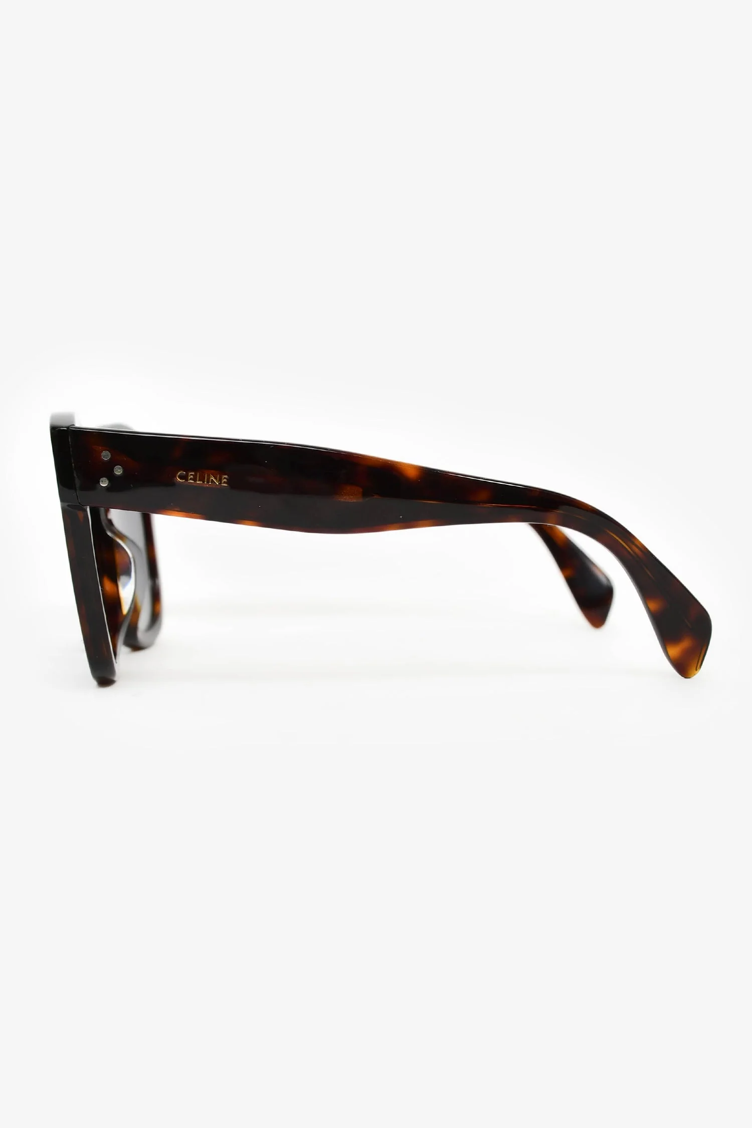 Celine Tortoiseshell '45' Sunglasses - Image 3