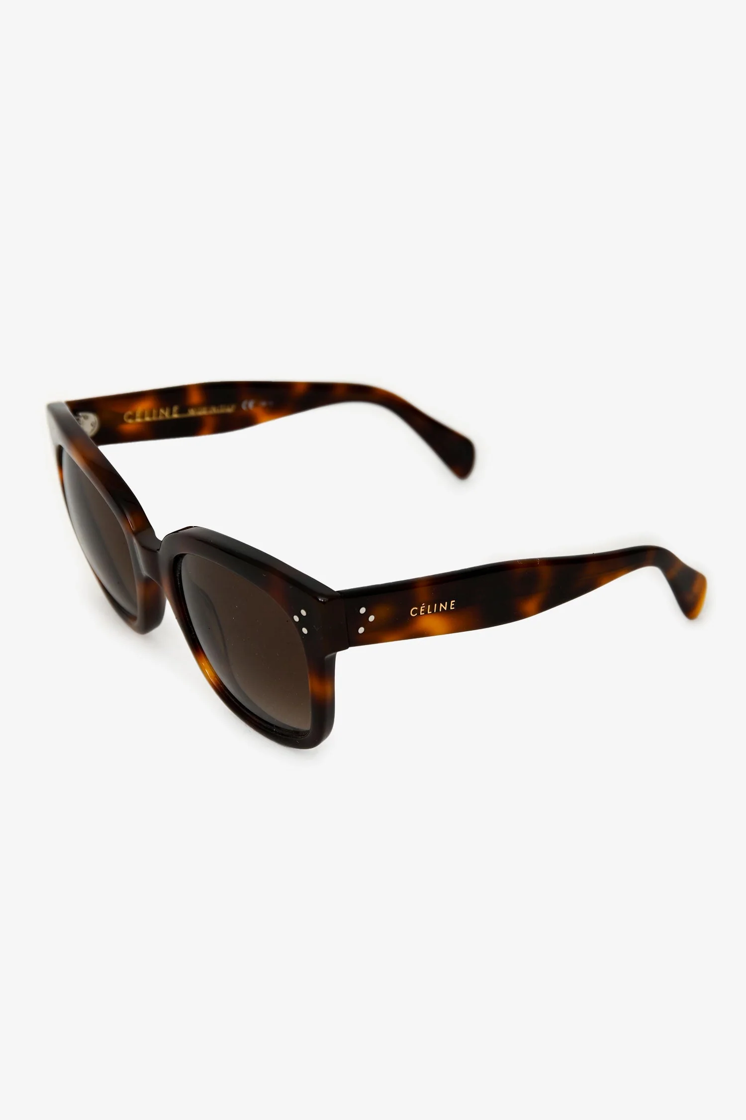 Celine Tortoiseshell Oversized Sunglasses - Image 2