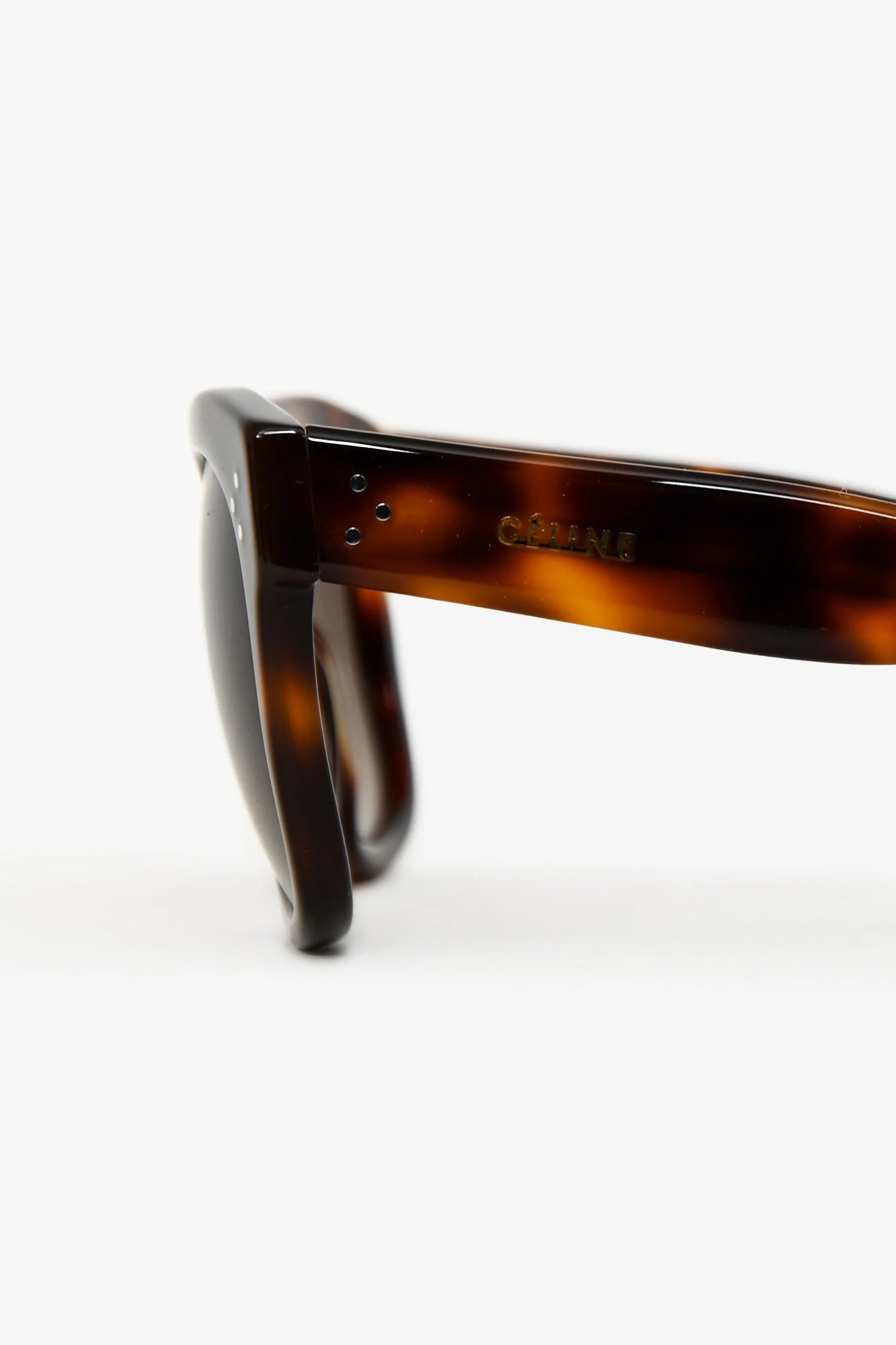 Celine Tortoiseshell Oversized Sunglasses - Image 4