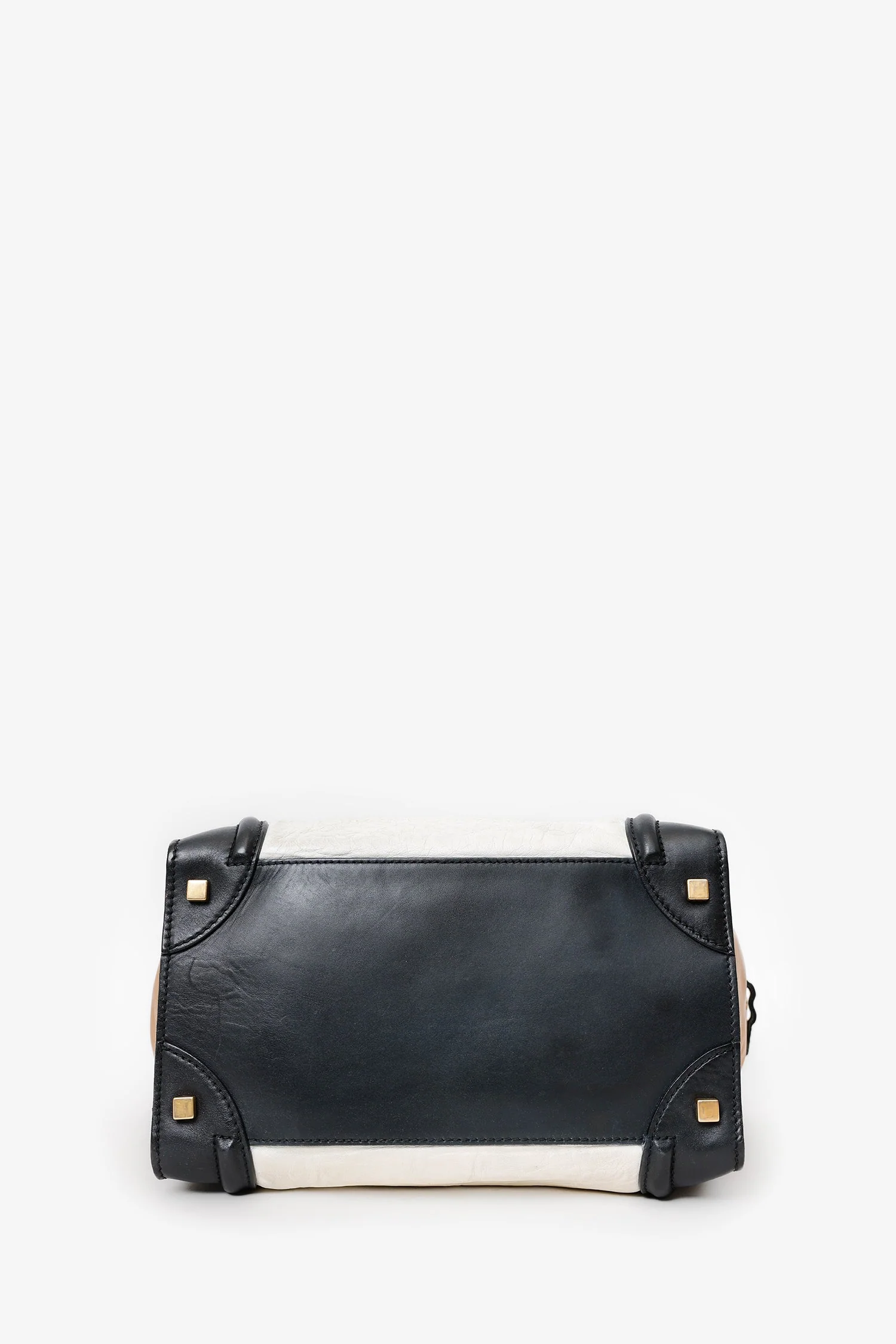 Celine Tri-Colour Leather Micro Luggage Tote - Image 5