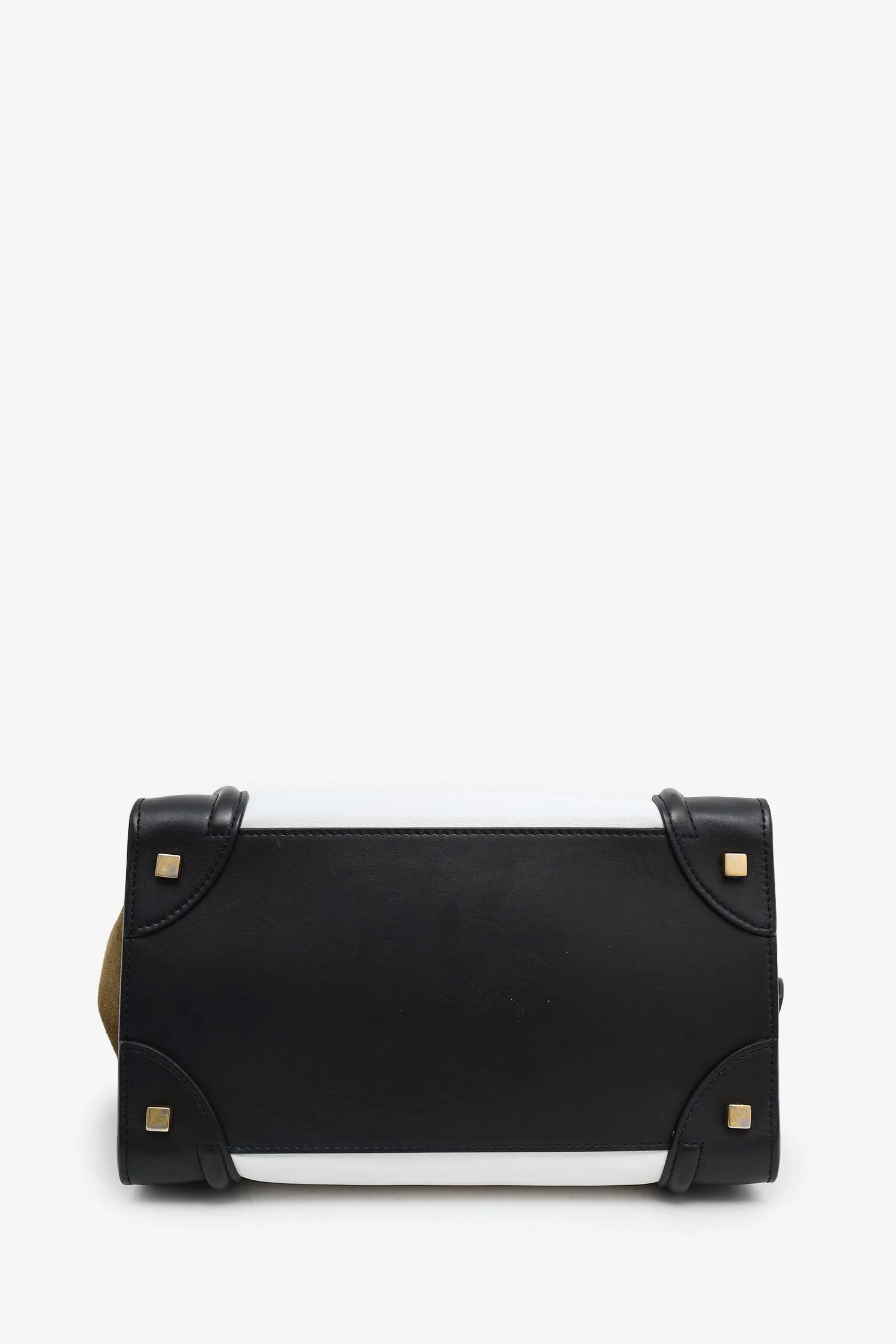 Celine Tricolour Leather/Suede Mini Luggage Tote - Image 5
