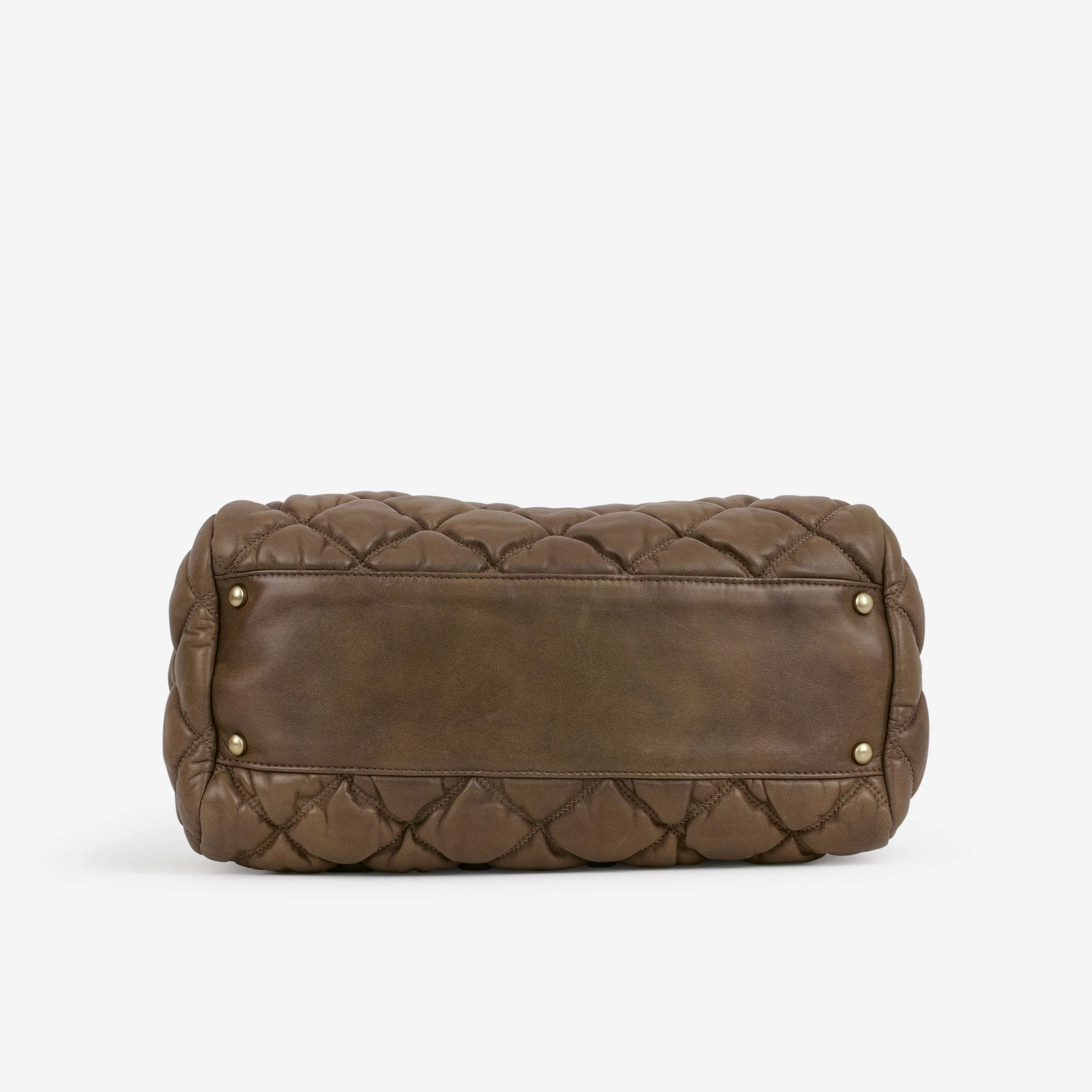 Chanel Bubble Shoulder Bag - Taupe Lambskin | Gold Hardware - Image 6