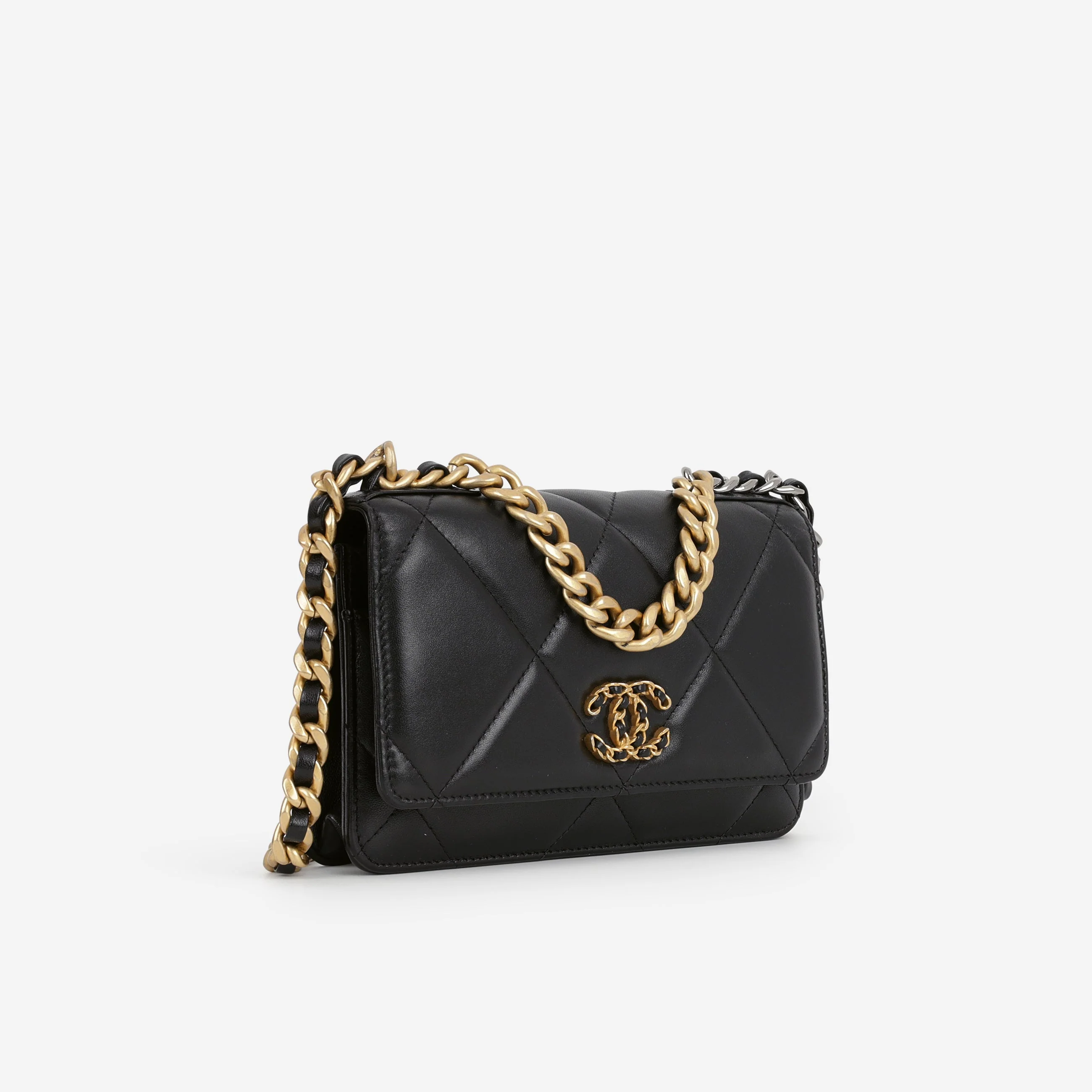 Chanel 19 Wallet on Chain - Black Lambskin | Mixed Hardware - Image 2