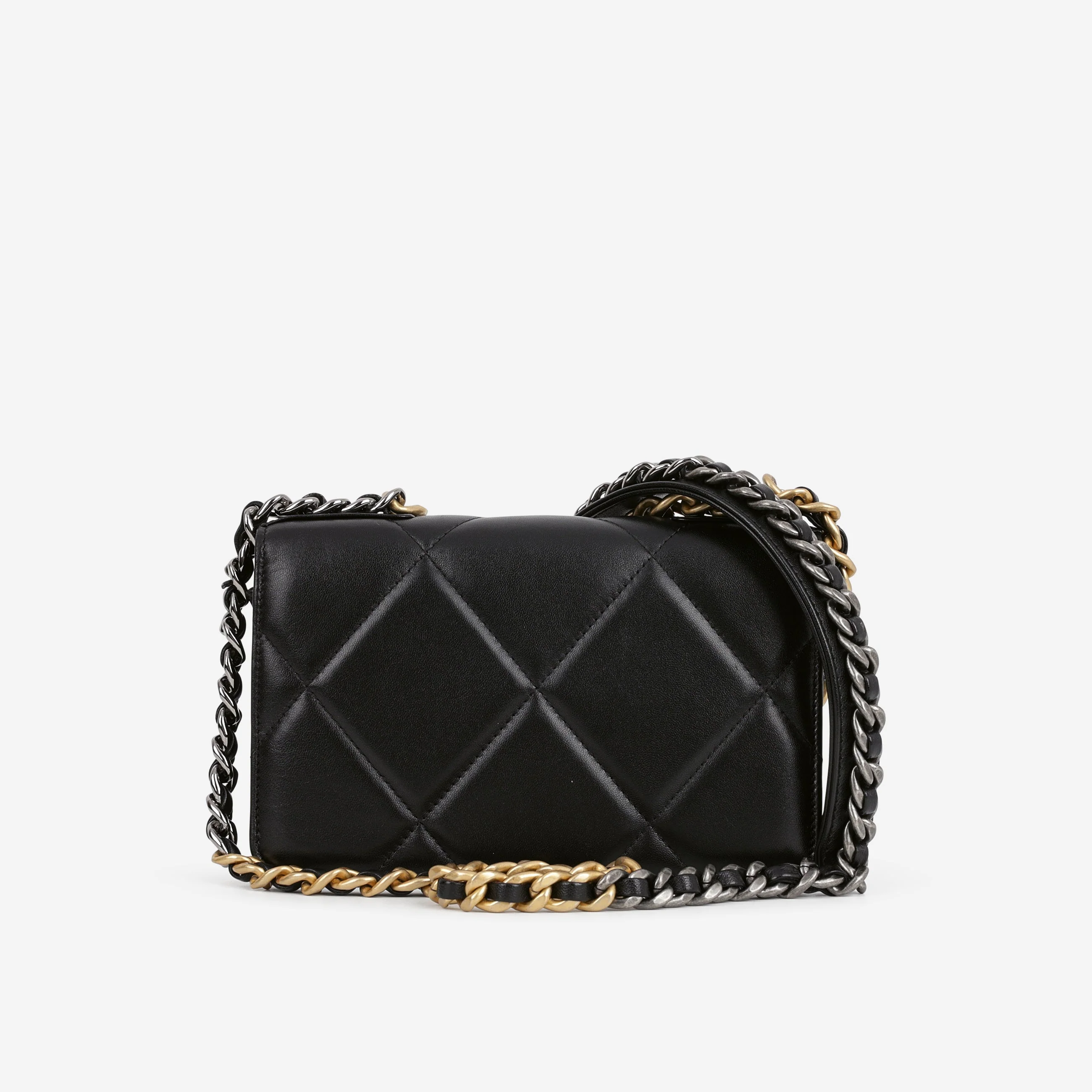 Chanel 19 Wallet on Chain - Black Lambskin | Mixed Hardware - Image 3