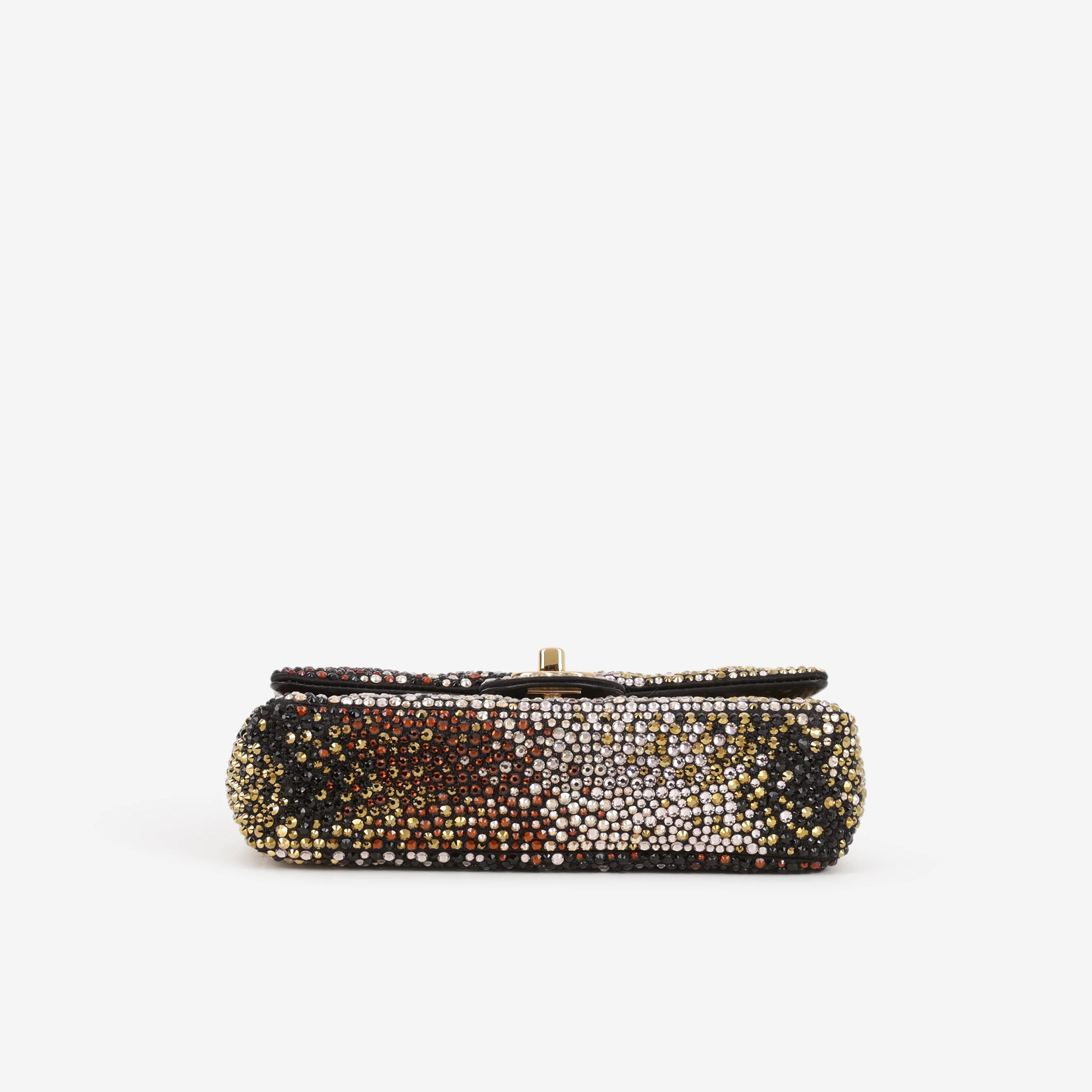 Chanel 2025 Mini Flap Evening Bag - Multi Strass | Gold Hardware - Image 4