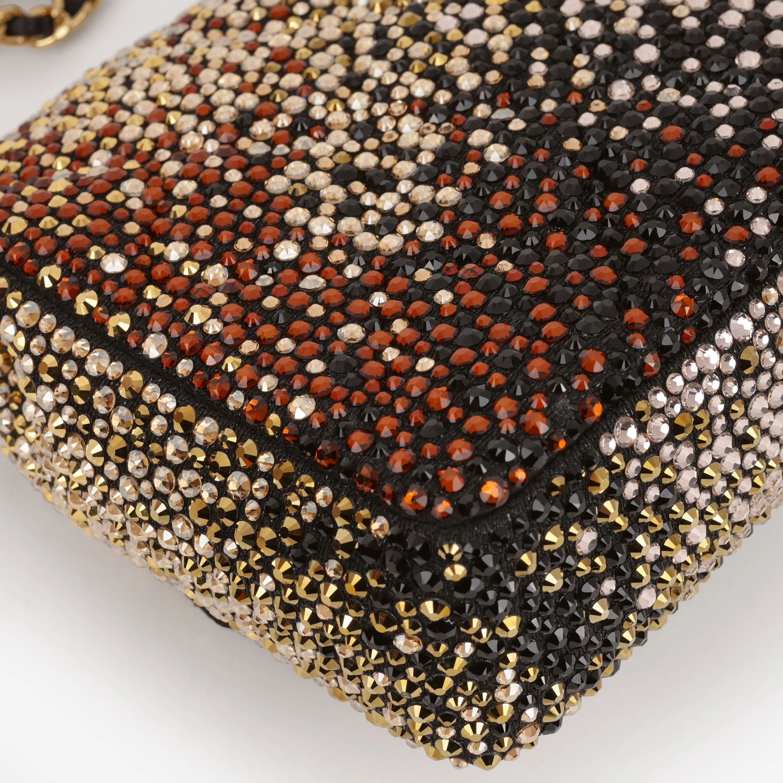 Chanel 2025 Mini Flap Evening Bag - Multi Strass | Gold Hardware - Image 5
