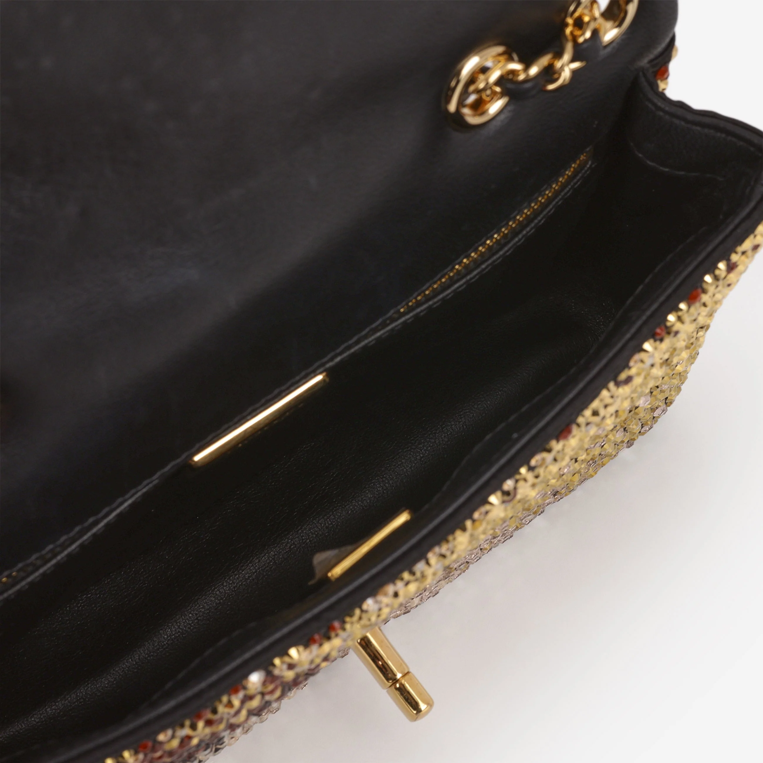 Chanel 2025 Mini Flap Evening Bag - Multi Strass | Gold Hardware - Image 6