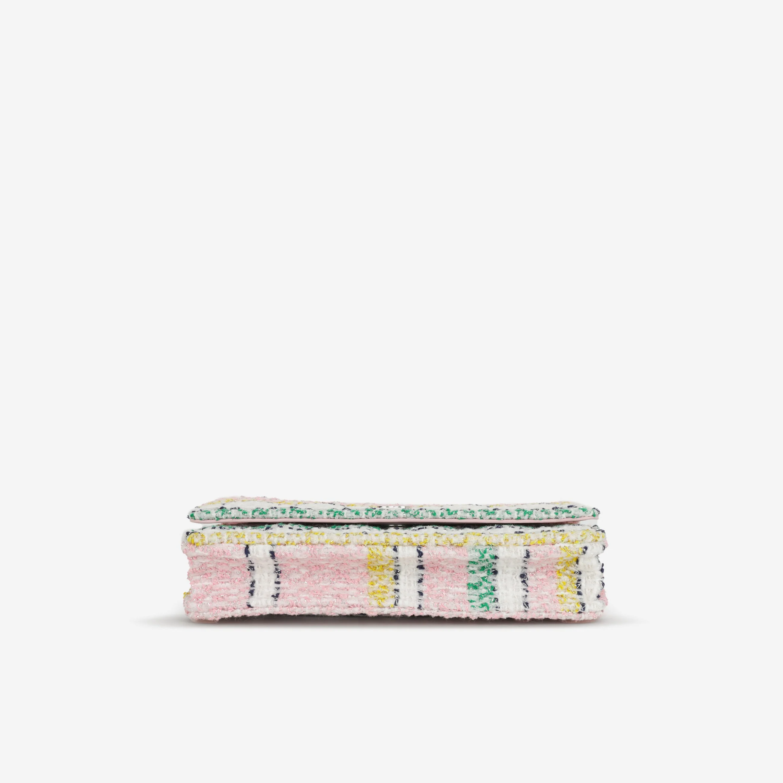 Chanel 24s Classic Wallet on Chain - Mixed Tweed | Silver Hardware - Image 4
