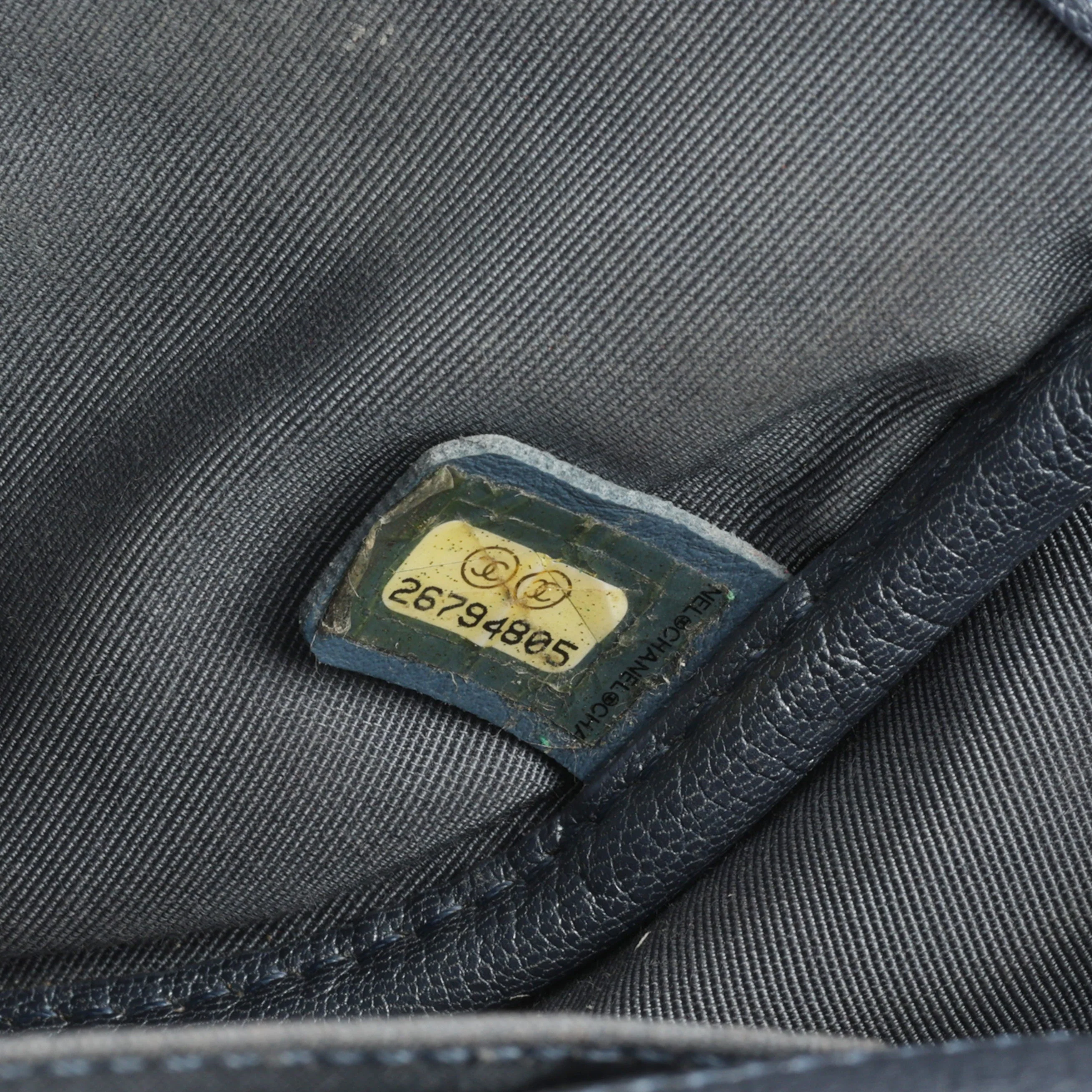 Chanel Casual Trip Crossbody Flap Bag - Blue Metallic Calfskin | Champagne Gold Hardware - Image 7
