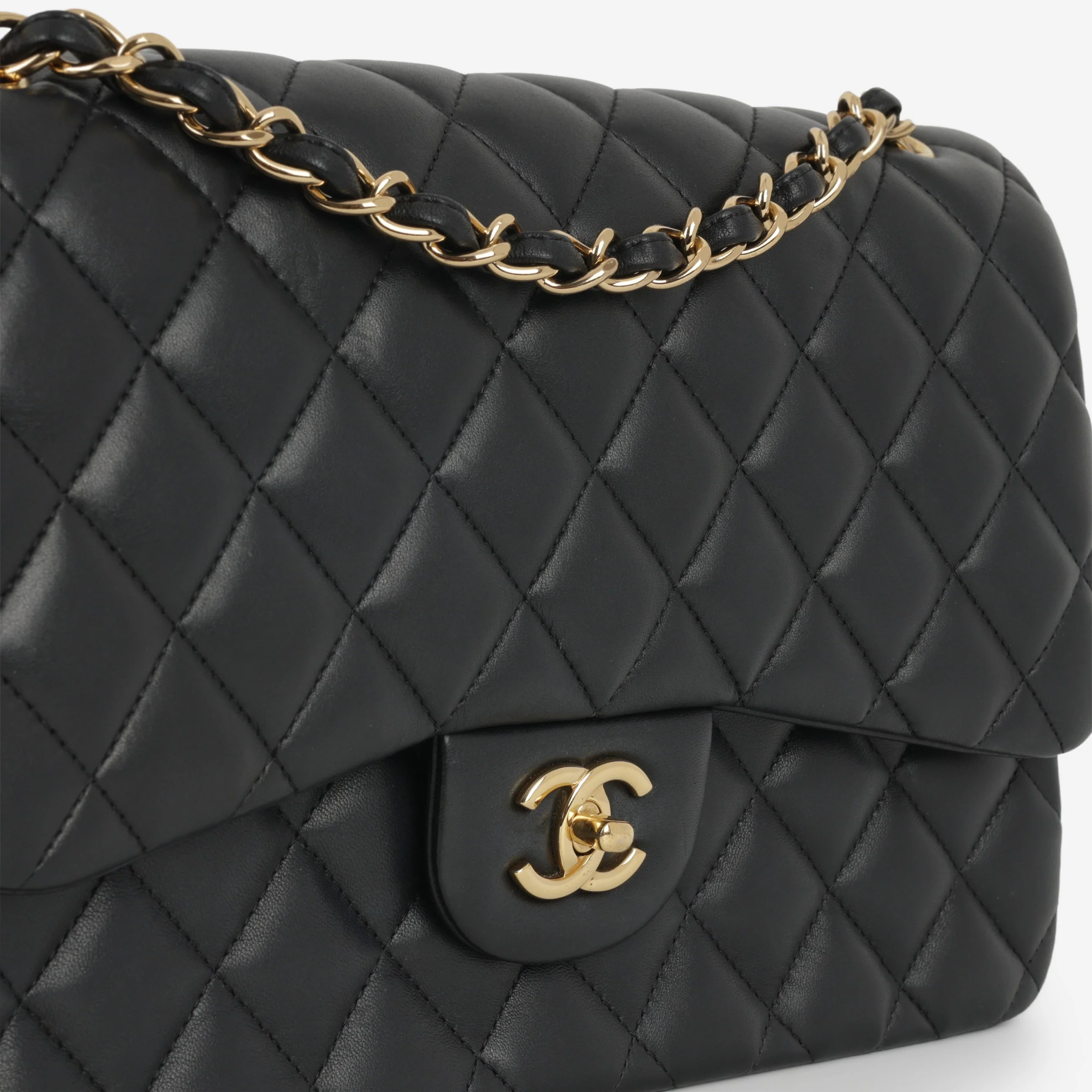Chanel Classic Flap Bag - Jumbo Classic Flap | Gold Hardware - Image 7