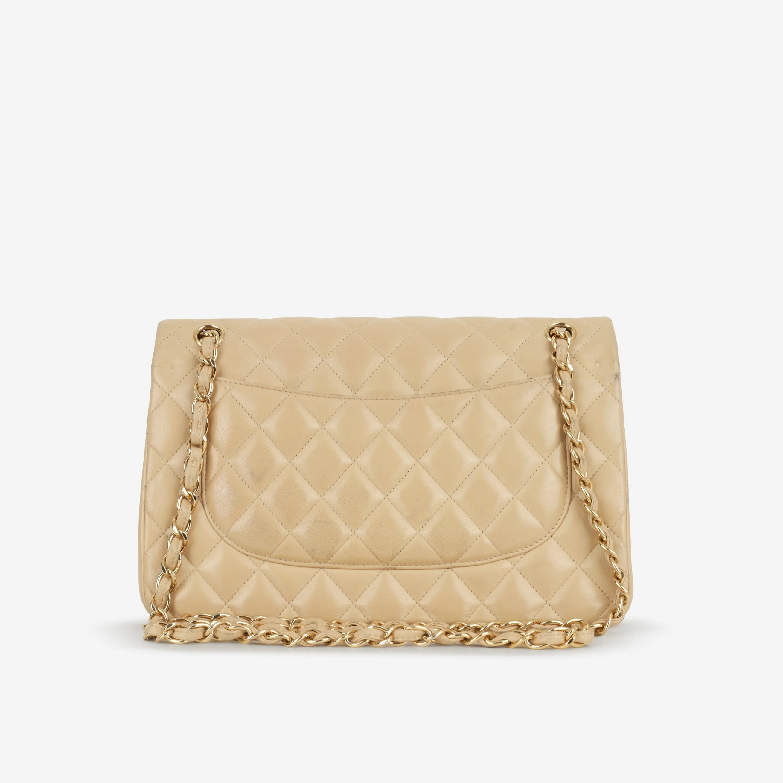 Chanel Classic Jumbo Double Flap - Beige Lambskin | Gold Hardware - Image 3