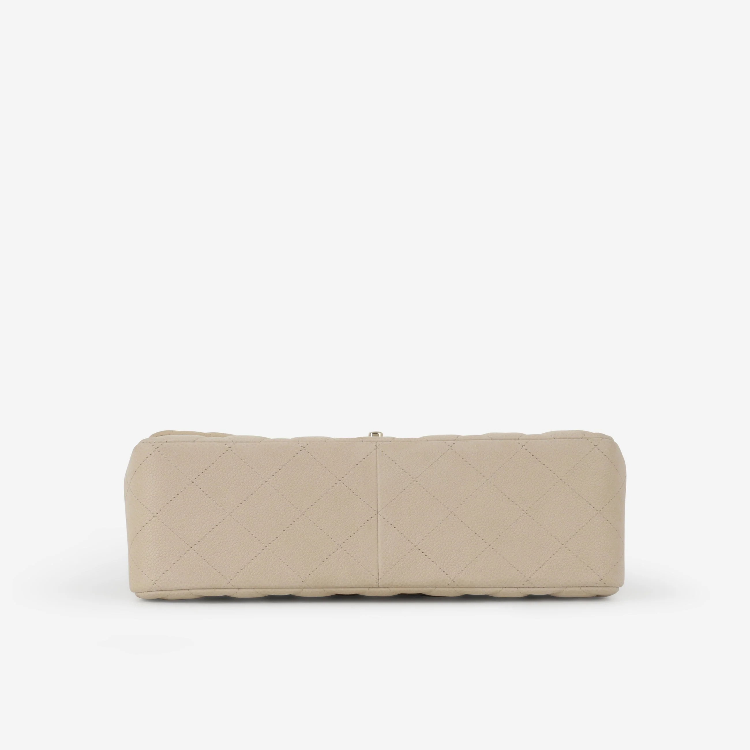Chanel Classic Jumbo Double Flap - Beige Matte Caviar | Champagne Gold Hardware - Image 4