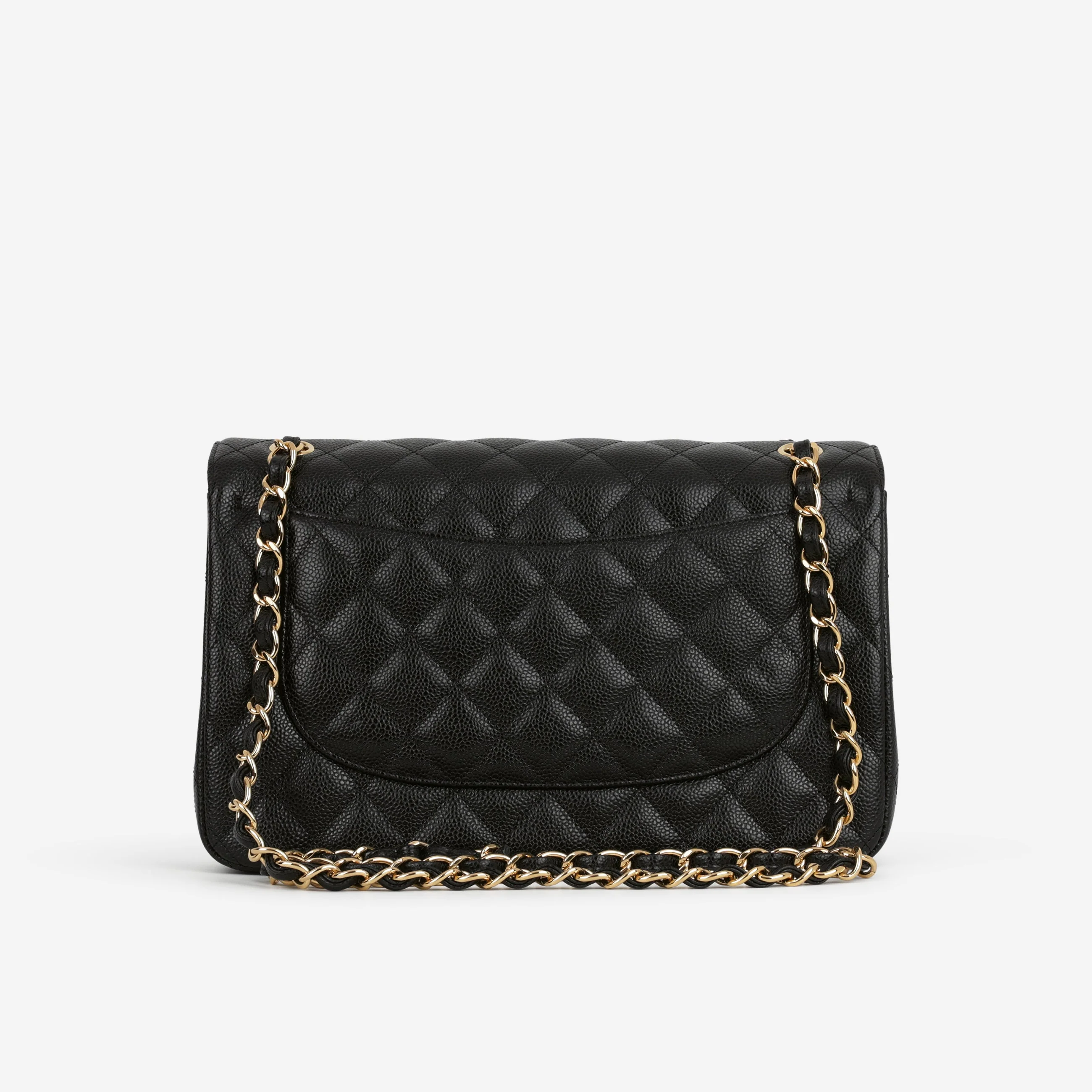 Chanel Classic Jumbo Double Flap - Black Caviar | Gold Hardware - Image 3