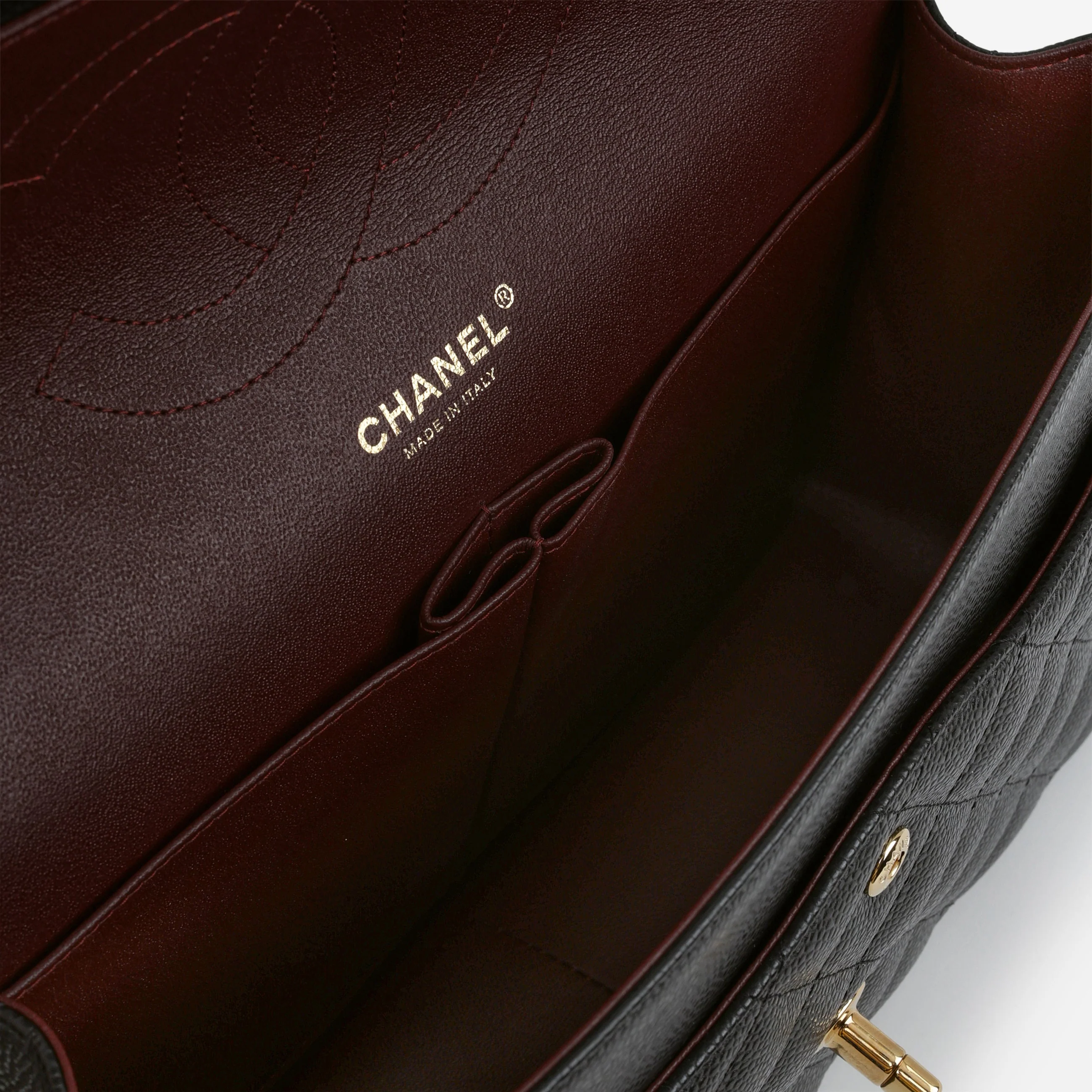 Chanel Classic Jumbo Double Flap - Black Caviar | Gold Hardware - Image 6