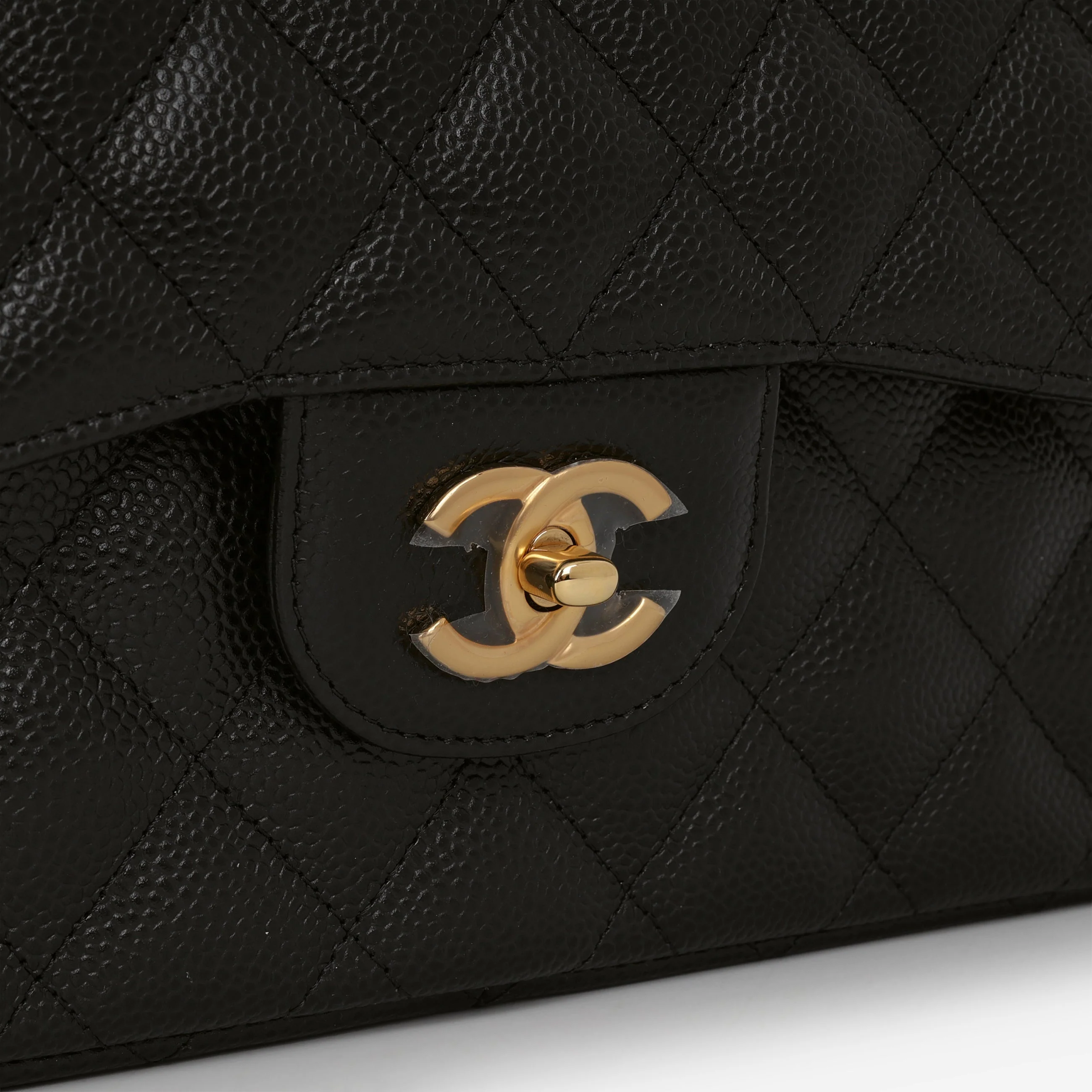 Chanel Classic Jumbo Double Flap - Black Caviar | Gold Hardware - Image 8