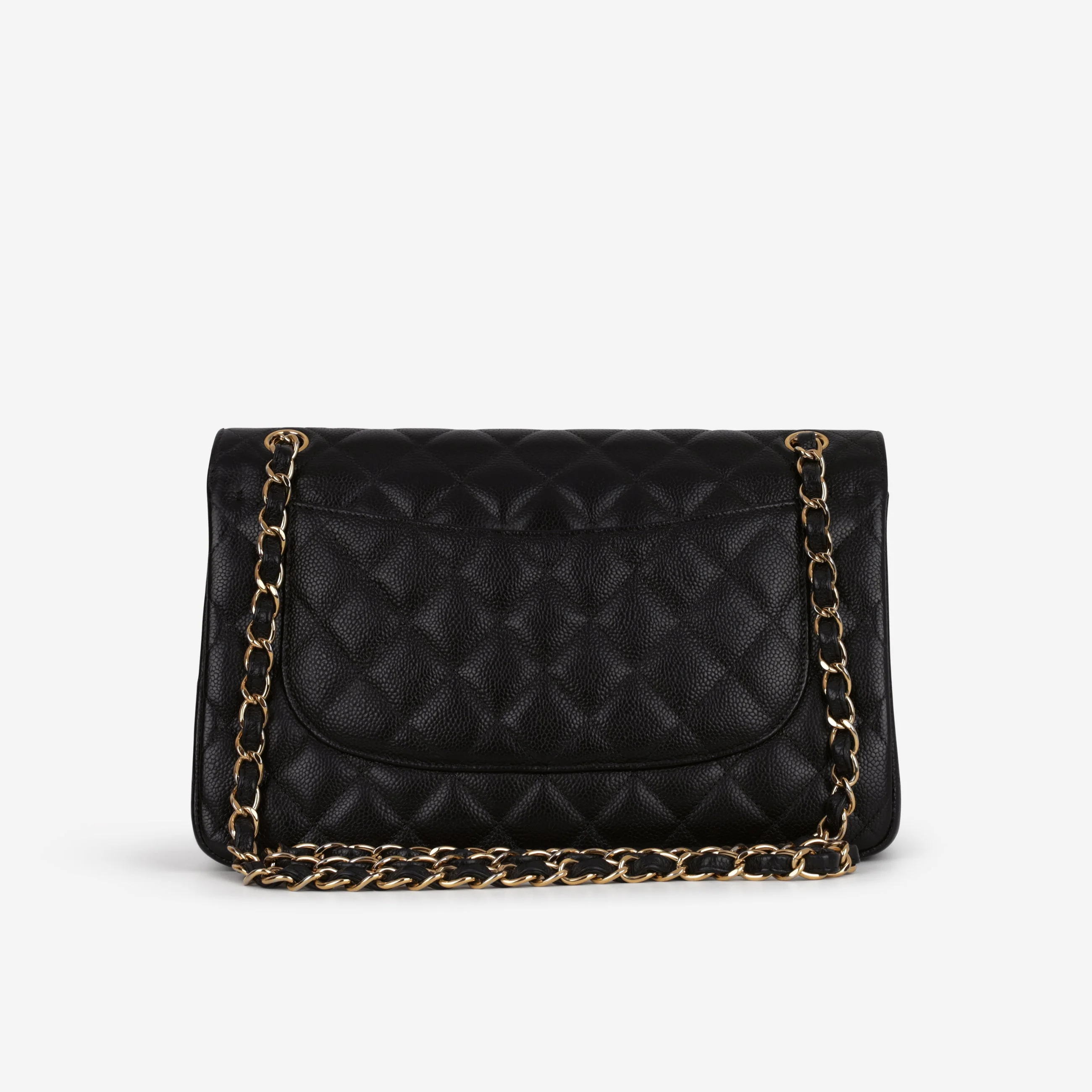 Chanel Classic Jumbo Double Flap - Black Caviar | Gold Hardware - Image 3