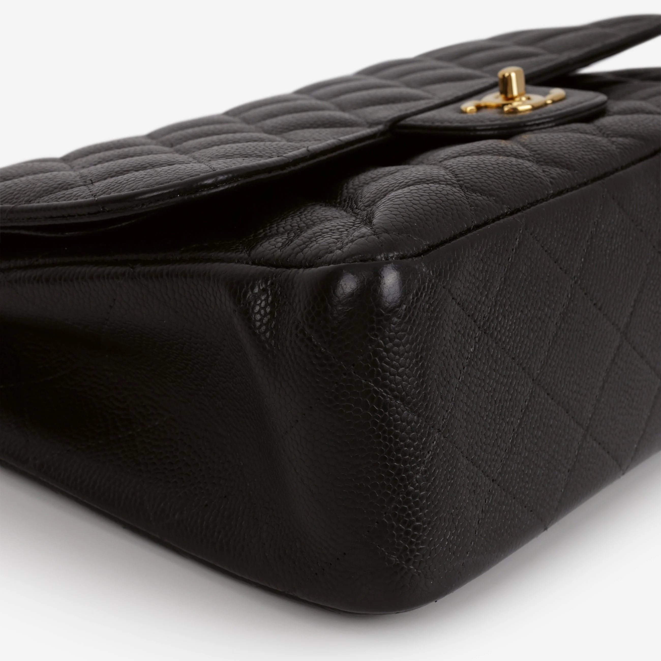 Chanel Classic Jumbo Double Flap - Black Caviar | Gold Hardware - Image 8