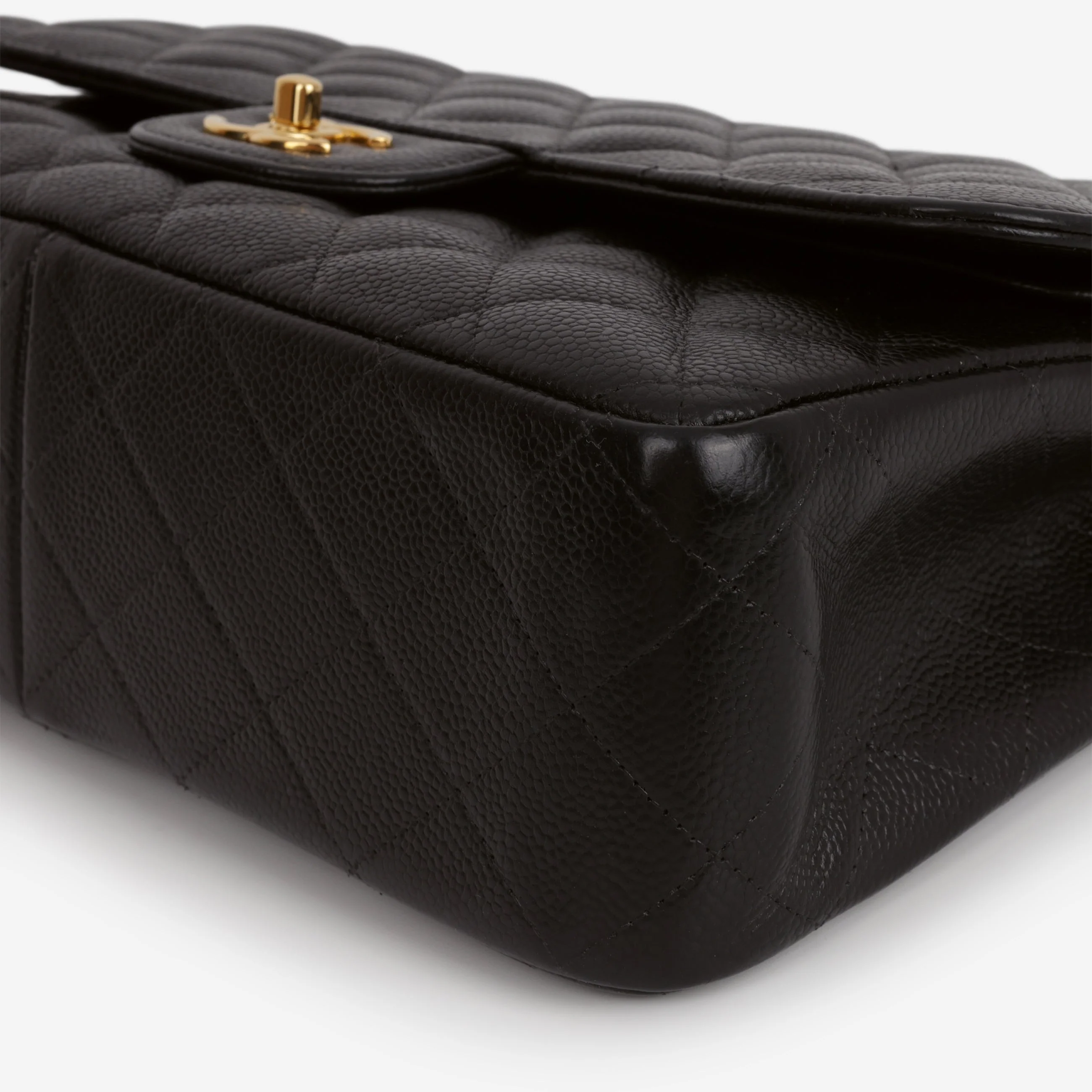 Chanel Classic Jumbo Double Flap - Black Caviar | Gold Hardware - Image 9