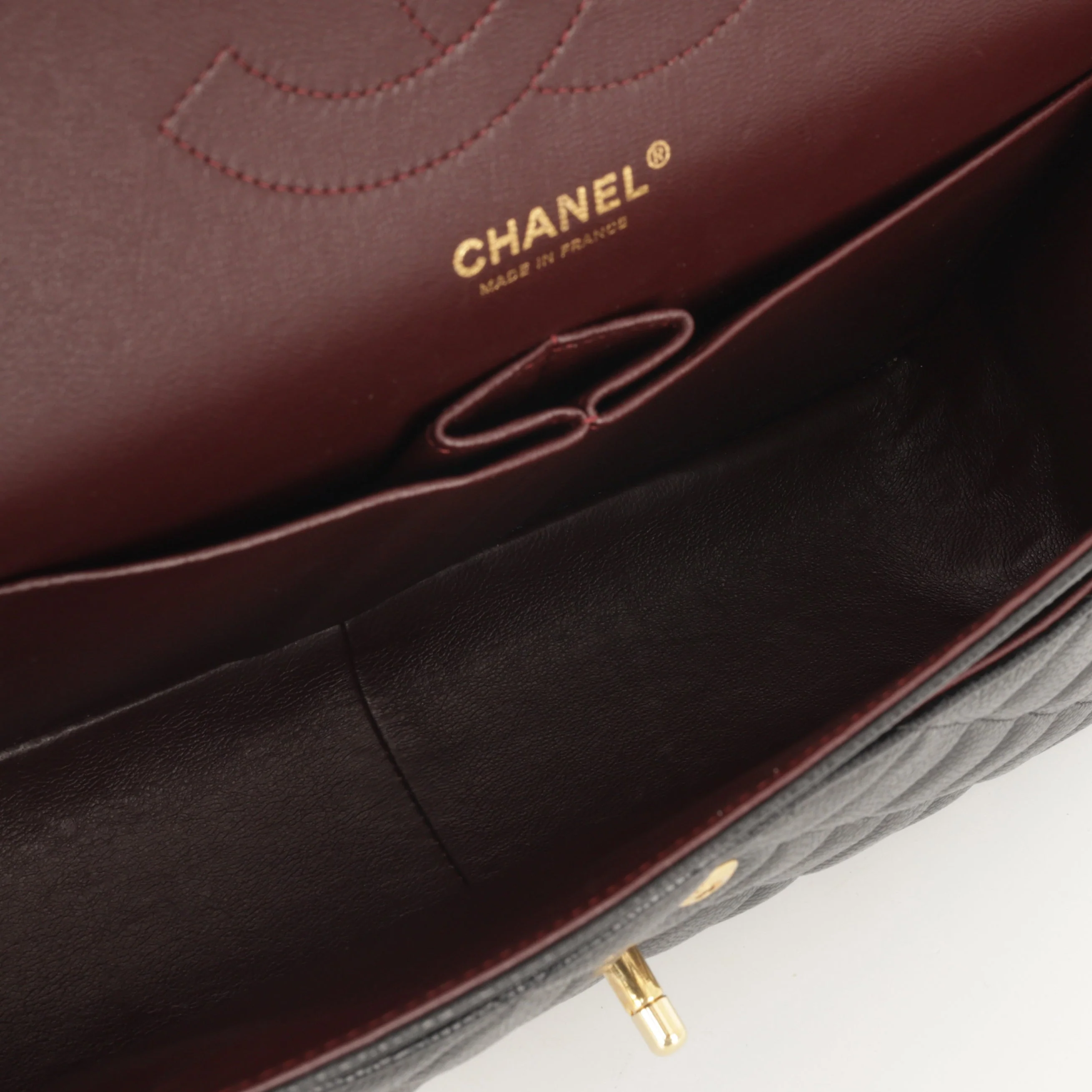 Chanel Classic Jumbo Double Flap - Black Caviar | Gold Hardware - Image 5